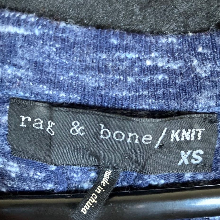 Rag & Bone Rag & Bone Womens Sweater Dress Dark Navy Knit Long Sleeve Wool Blend Stretch XS Dress Sweater Knit Long Sleeve Wool Blend XS Womens Size XS / US 0-2 / IT 36-38 - 6 Thumbnail