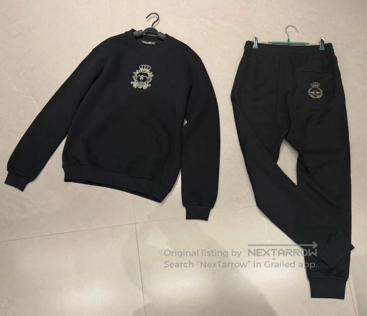 Dolce & Gabbana Dolce & Gabbana Men's Embroidered Tracksuit. Size US M / EU 48-50 / 2 - 1 Thumbnail