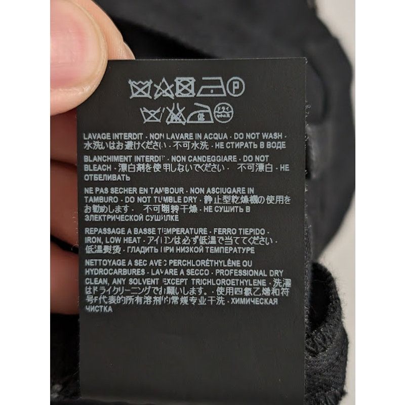 Saint Laurent Paris o1rshd1 SK 5P Low Wash Jeans in Worn Black Size US 27 - 20 Thumbnail