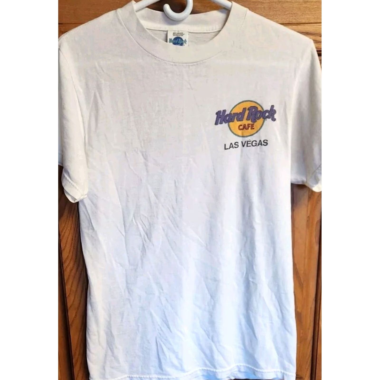 Hard Rock Cafe HARD ROCK CAFE Shirt Las Vegas Vintage USA MADE Small White Unisex 1990s Graphic Tee Mens WomenS Girls Boys Size US S / EU 44-46 / 1 - 3 Thumbnail