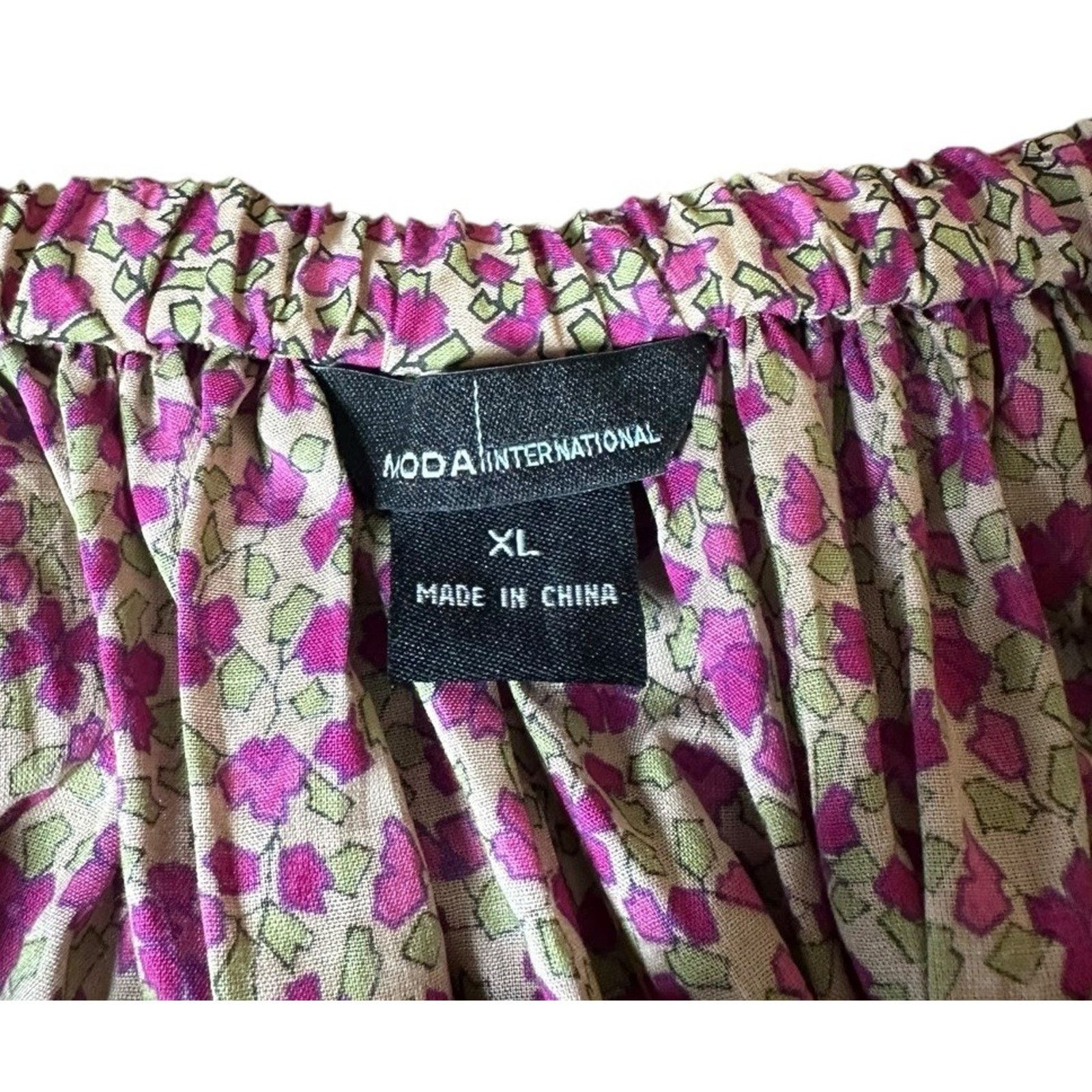 Other Moda International Halter Maxi Dress XL Ditzy Floral Boho Size XL / US 12-14 / IT 48-50 - 9 Thumbnail