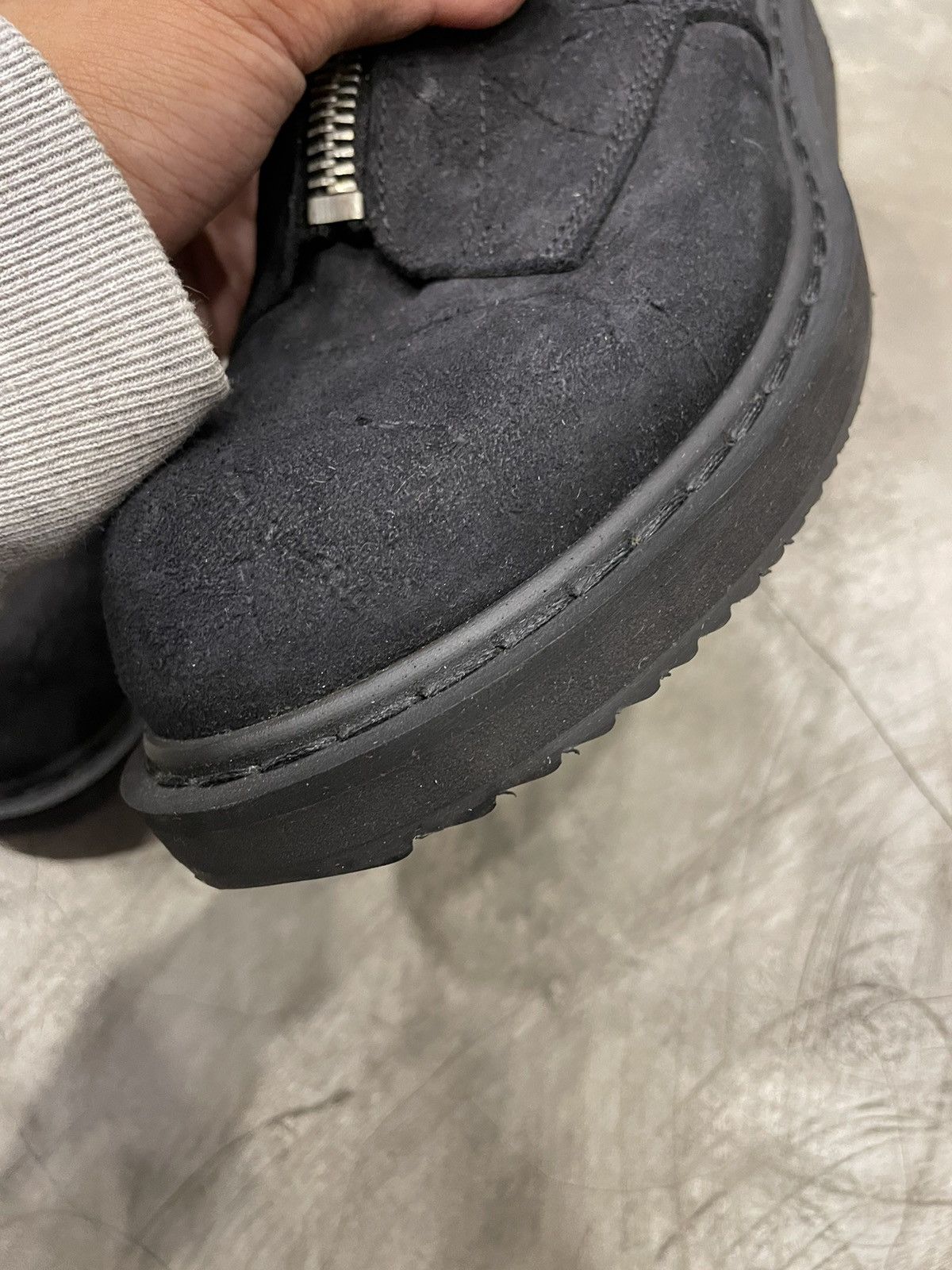 Rick Owens × Rick Owens Drkshdw Rick Owens F/W 11 Limo Blistered Mohawk Boots Size US 7 / EU 40 - 9 Thumbnail