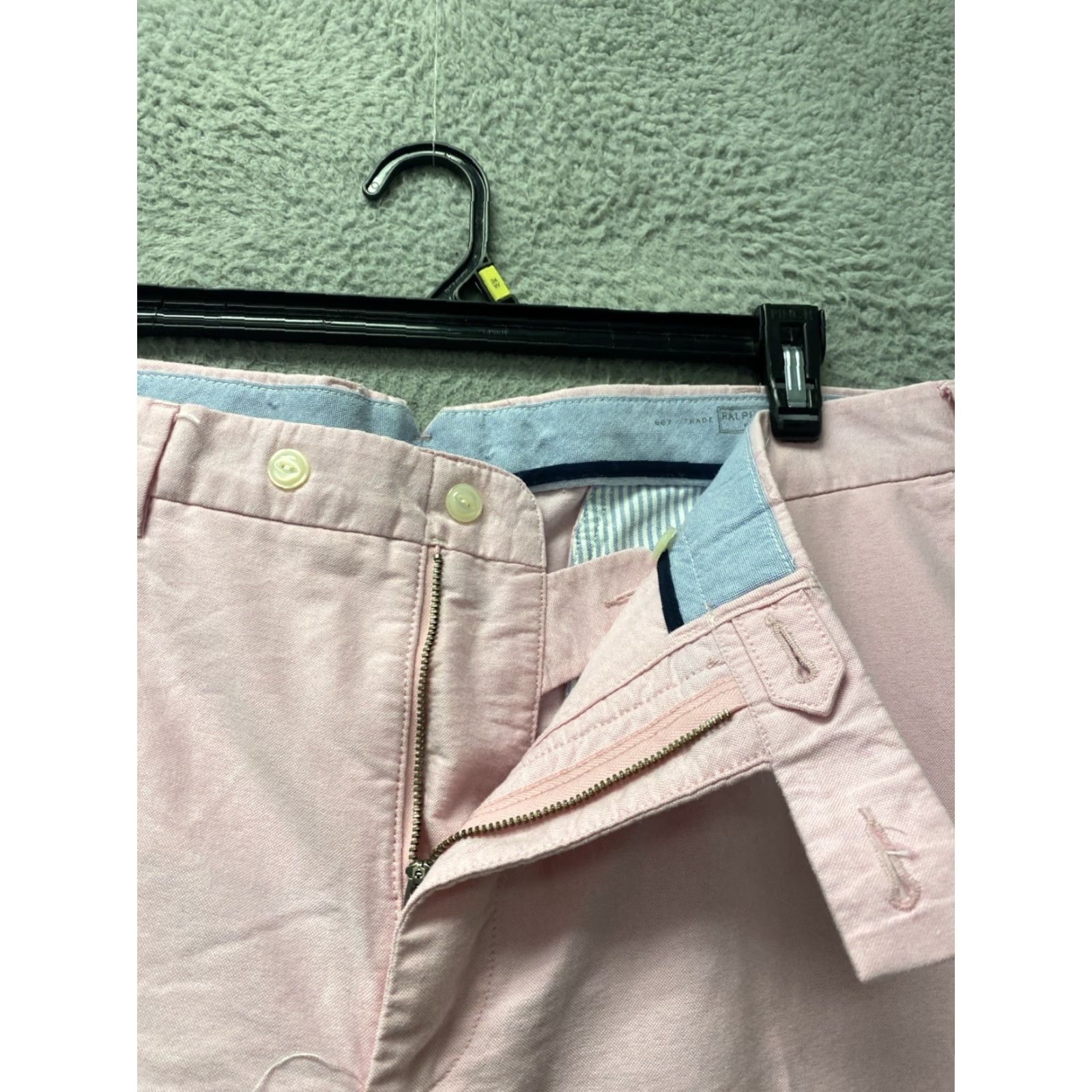 Polo Ralph Lauren VINTAGE Polo Ralph Lauren Men’s Bermuda Shorts Cotton Oxford Classic Fit 40 Pink Summer Casual Mens Size US L / EU 52-54 / 3 - 2 Thumbnail