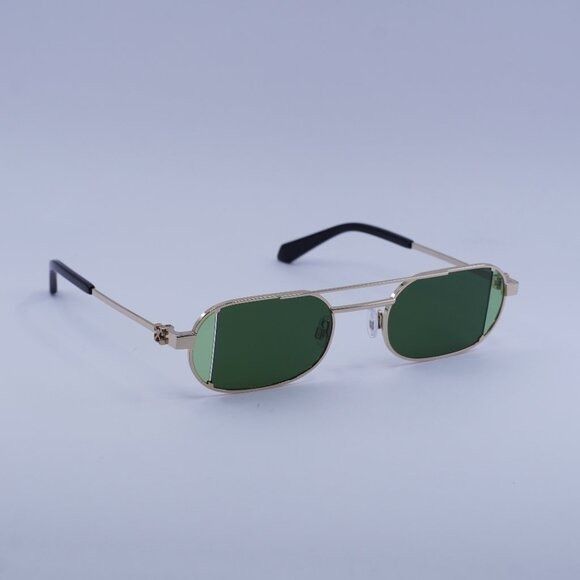 Off-White Off-White Off-White OERI14H LYNN 7650 Sunglasses Gold Oval Size ONE SIZE - 2 Thumbnail