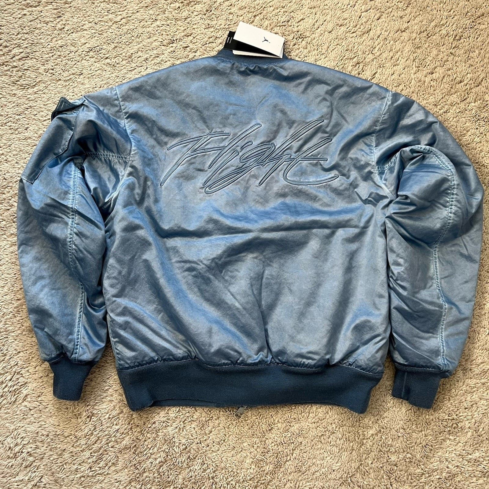 Nike Nike Jordan Essentials Renegade Bomber Jacket NC Blue Flight Size US M / EU 48-50 / 2 - 7 Thumbnail