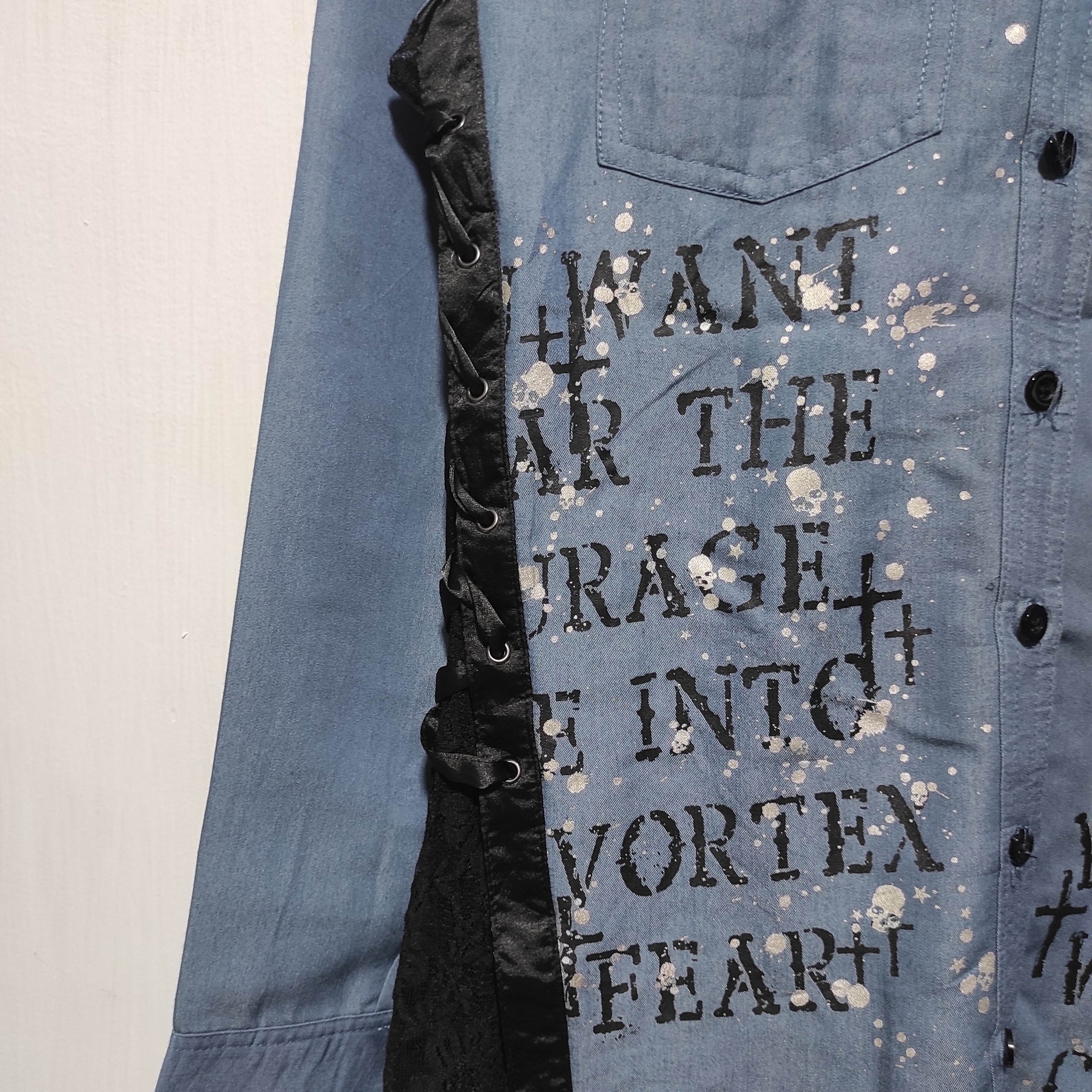 Hysteric Glamour Ghost of Harlem Poem Shirt Button Up i6w9 style Size S / US 4 / IT 40 - 5 Thumbnail