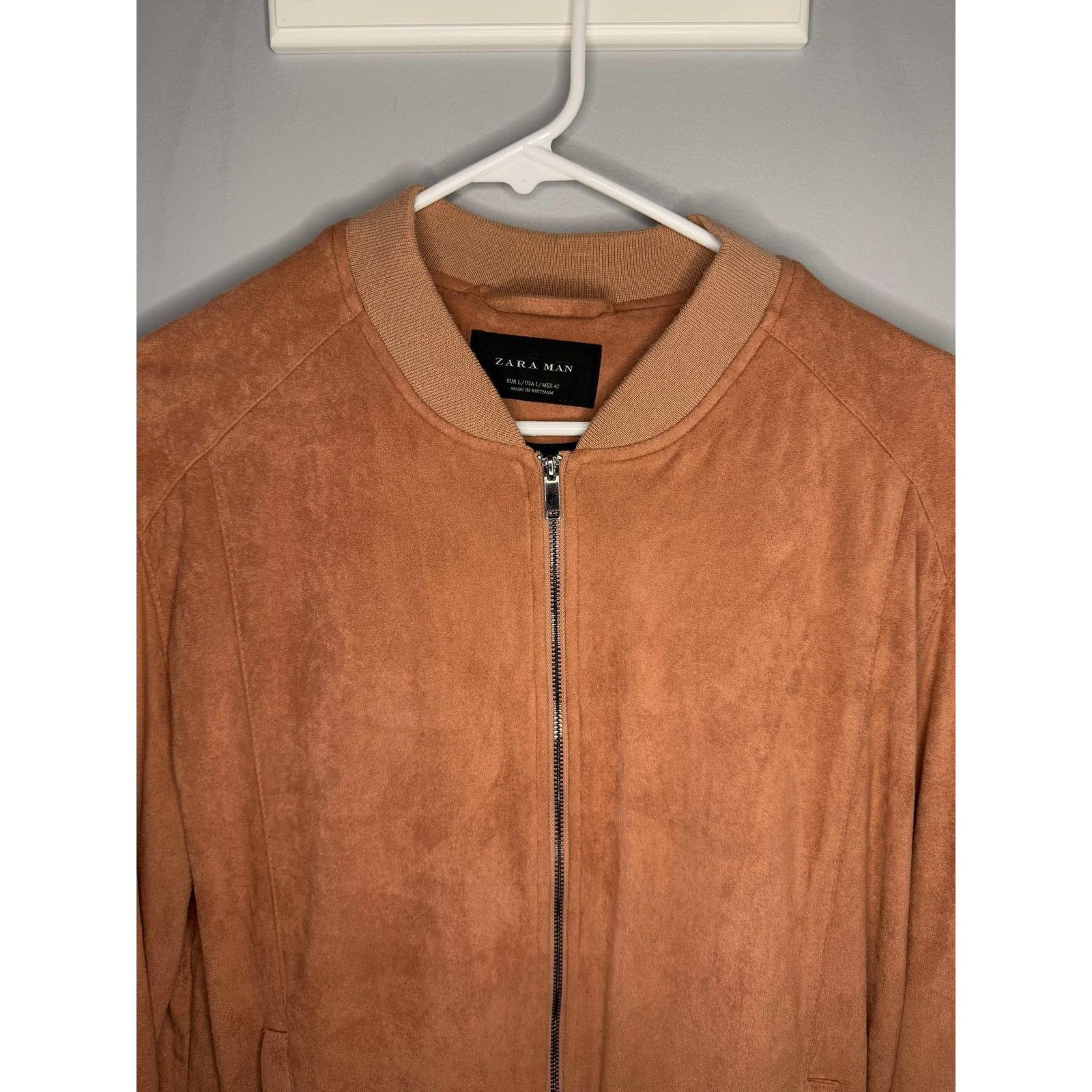 Zara Zara Man Full Zip Faux Suede Bomber Jacket Mens Large Size US L / EU 52-54 / 3 - 6 Thumbnail