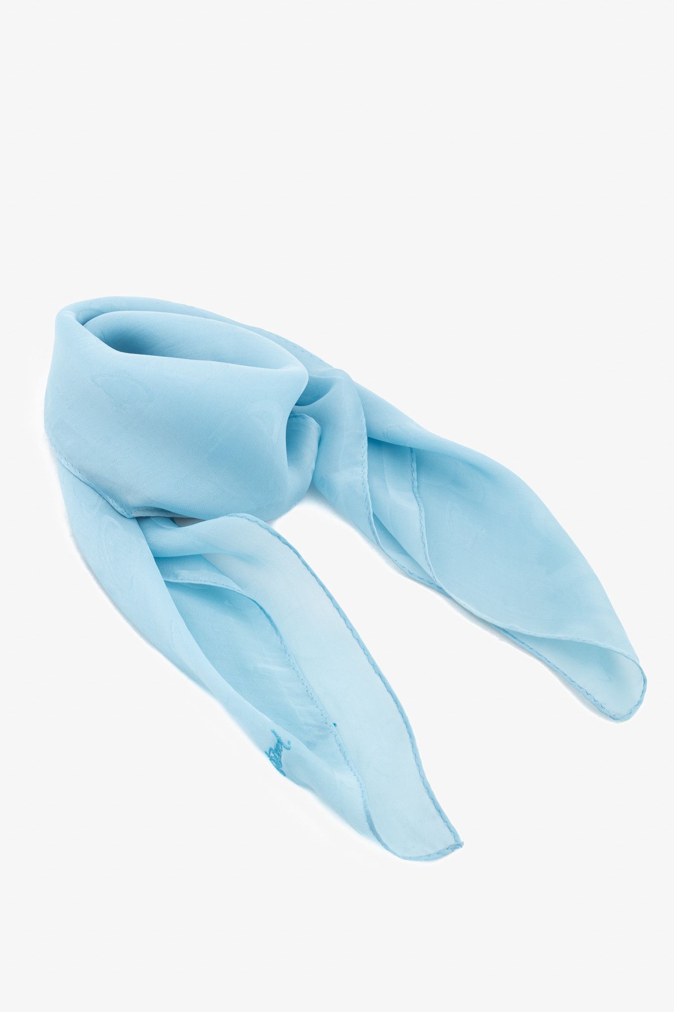 Vivienne Westwood Vivienne Westwood Blue Silk Jupiter-Jacquard Square Scarf Size ONE SIZE - 1 Thumbnail
