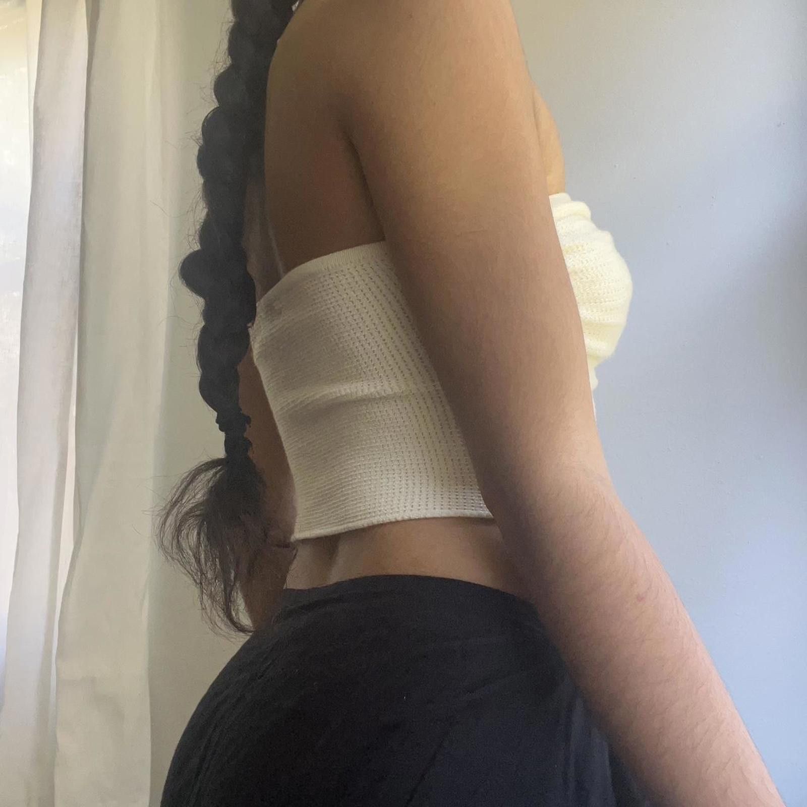 Other Women's Cream and White Crop-top Size S / US 4 / IT 40 - 4 Thumbnail