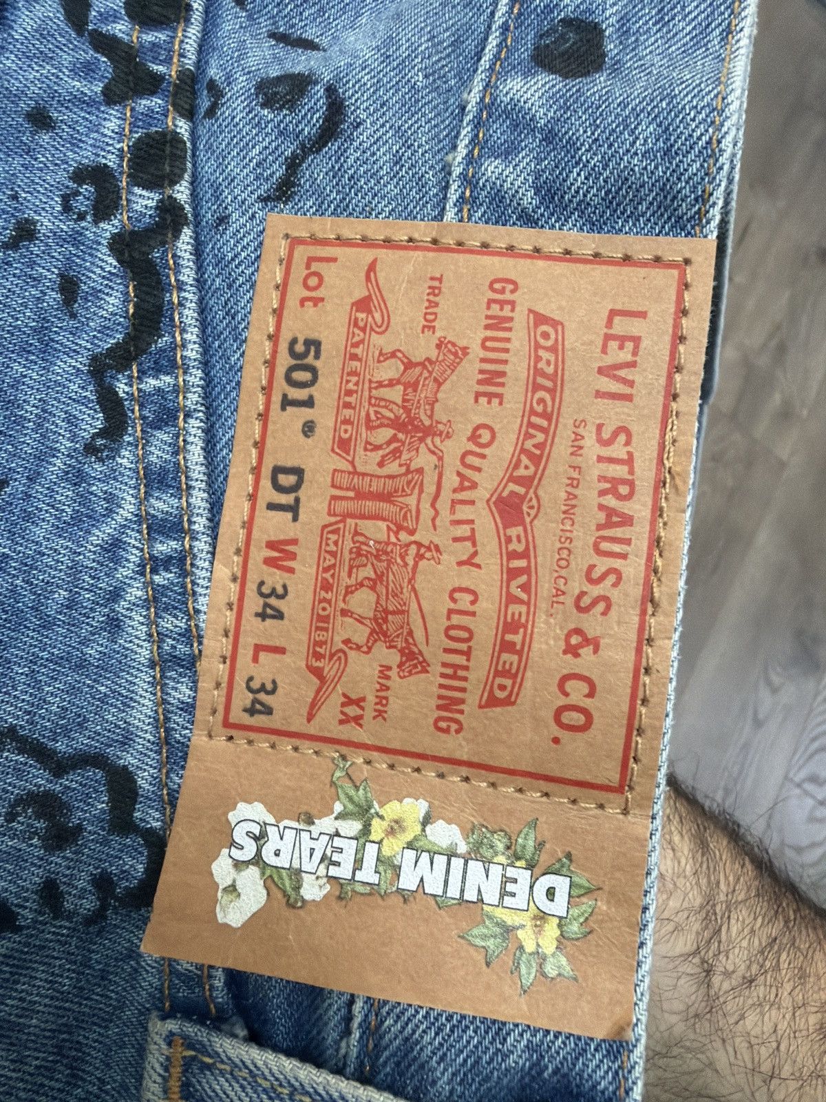 DENIM TEARS × IRAK Denim tears Irak denim jeans blue indigo Size US 34 / EU 50 - 7 Thumbnail