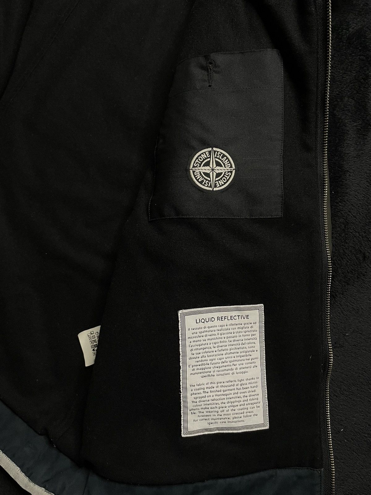 Stone Island AW2010 Archive Stone Island Liquid Reflective Bomber Jacket Size US XL / EU 56 / 4 - 9 Thumbnail