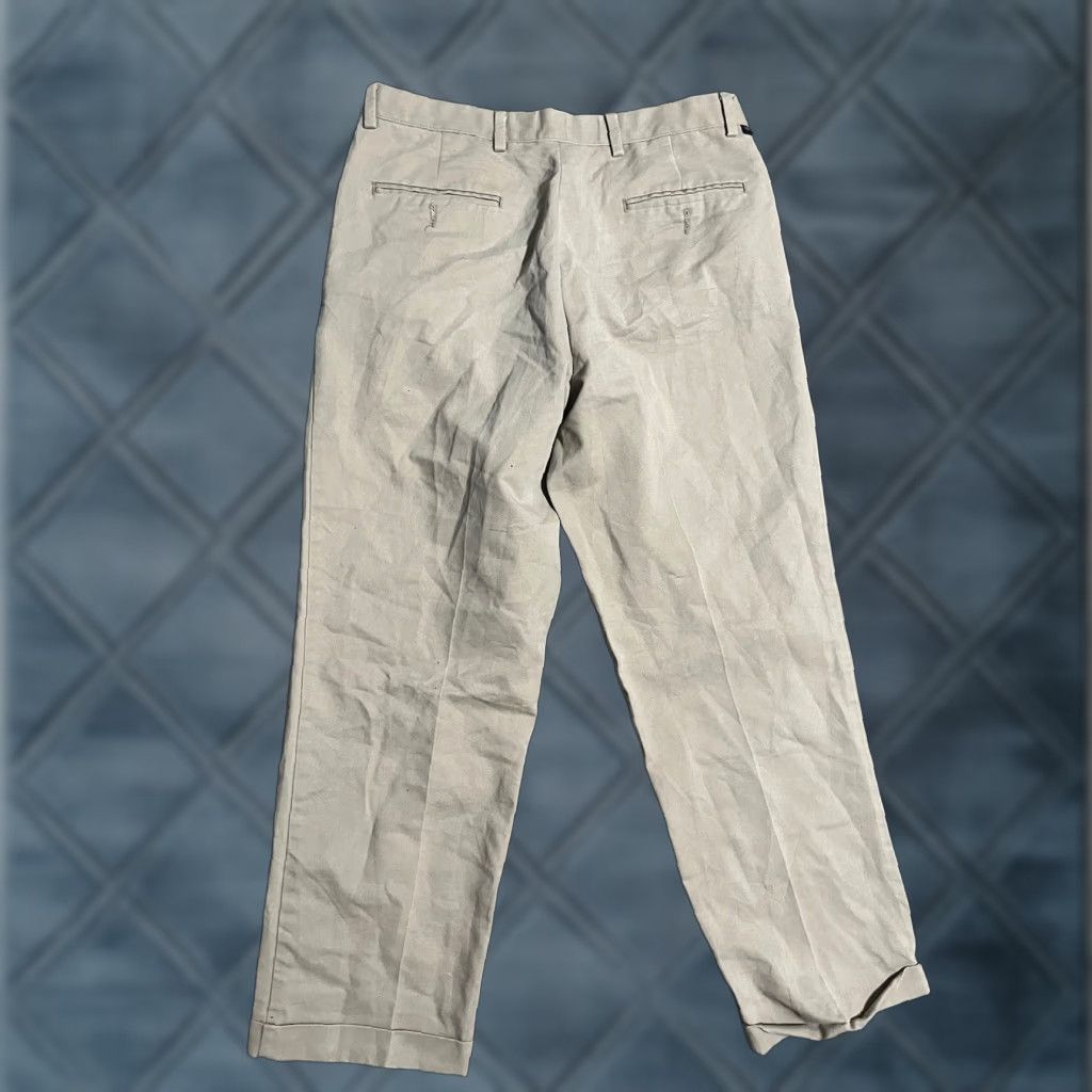 Dockers Dockers Men’s 33x30 Beige Pleated Individual Fit Dress Pants Stain Defender Mens Size US 33 - 1 Thumbnail