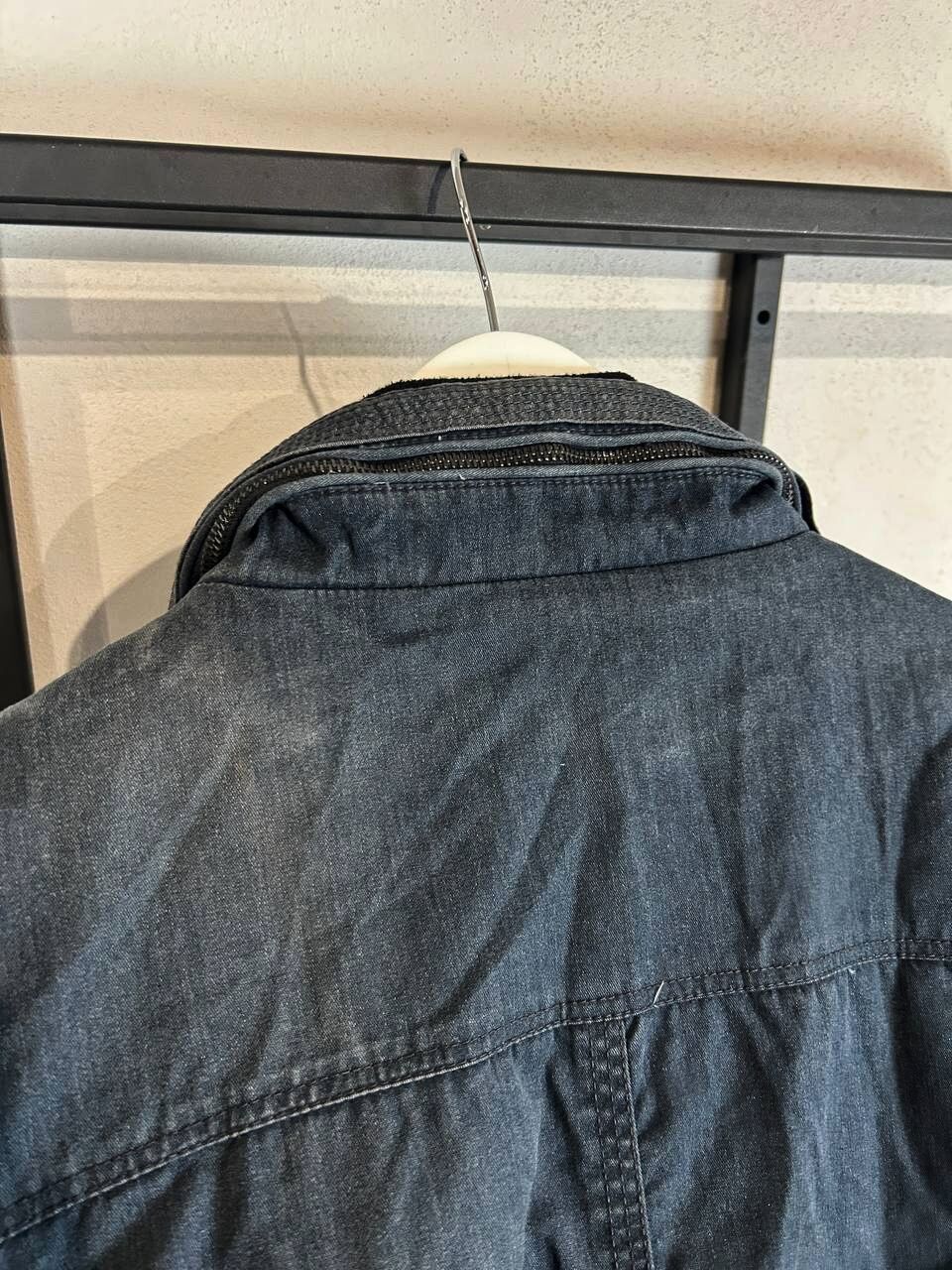 Japanese Brand Denim Bomber Jacket Vintage Workwear Minimalist Blue Size US M / EU 48-50 / 2 - 8 Thumbnail