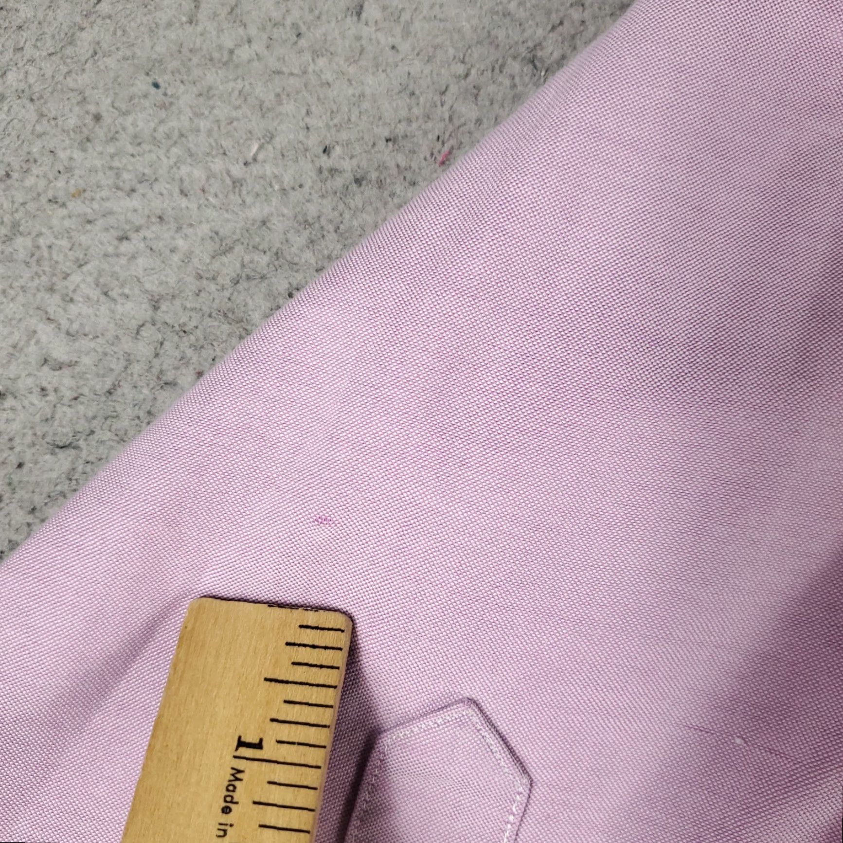 Brooks Brothers VINTAGE Brooks Brothers Shirt Mens 16.5 Purple Dress Button-Up Long Sleeve Non-Iron, 100% Cotton, Regular Fit, Business Casual, 16.5, Purple, Mens Size 42R - 3 Thumbnail