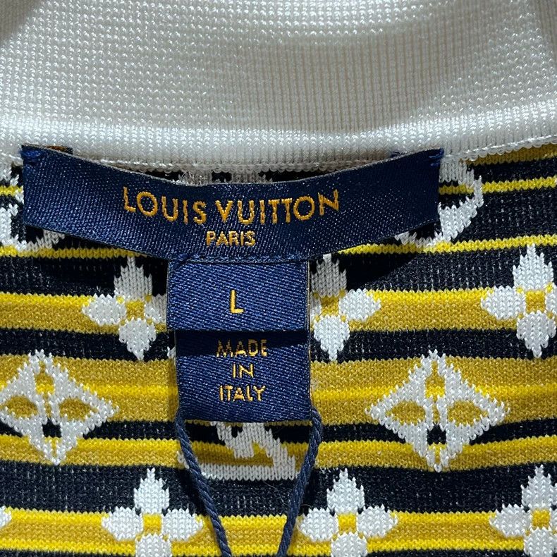 Louis Vuitton Louis Vuitton 23ss presbyopic full-print knit dress Size L / US 10 / IT 46 - 4 Thumbnail