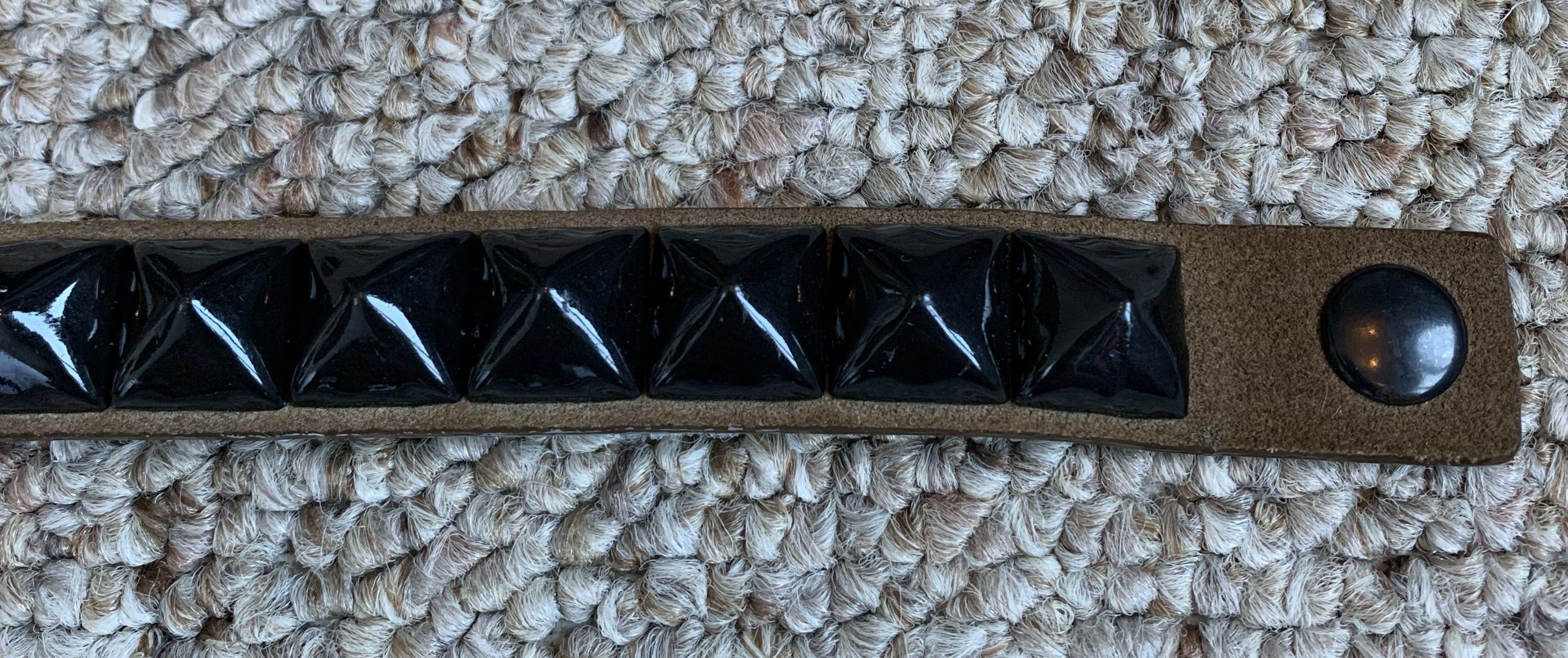 Number (N)ine FW04 Number (N)ine Studded Leather Bracelet Size ONE SIZE - 6 Thumbnail