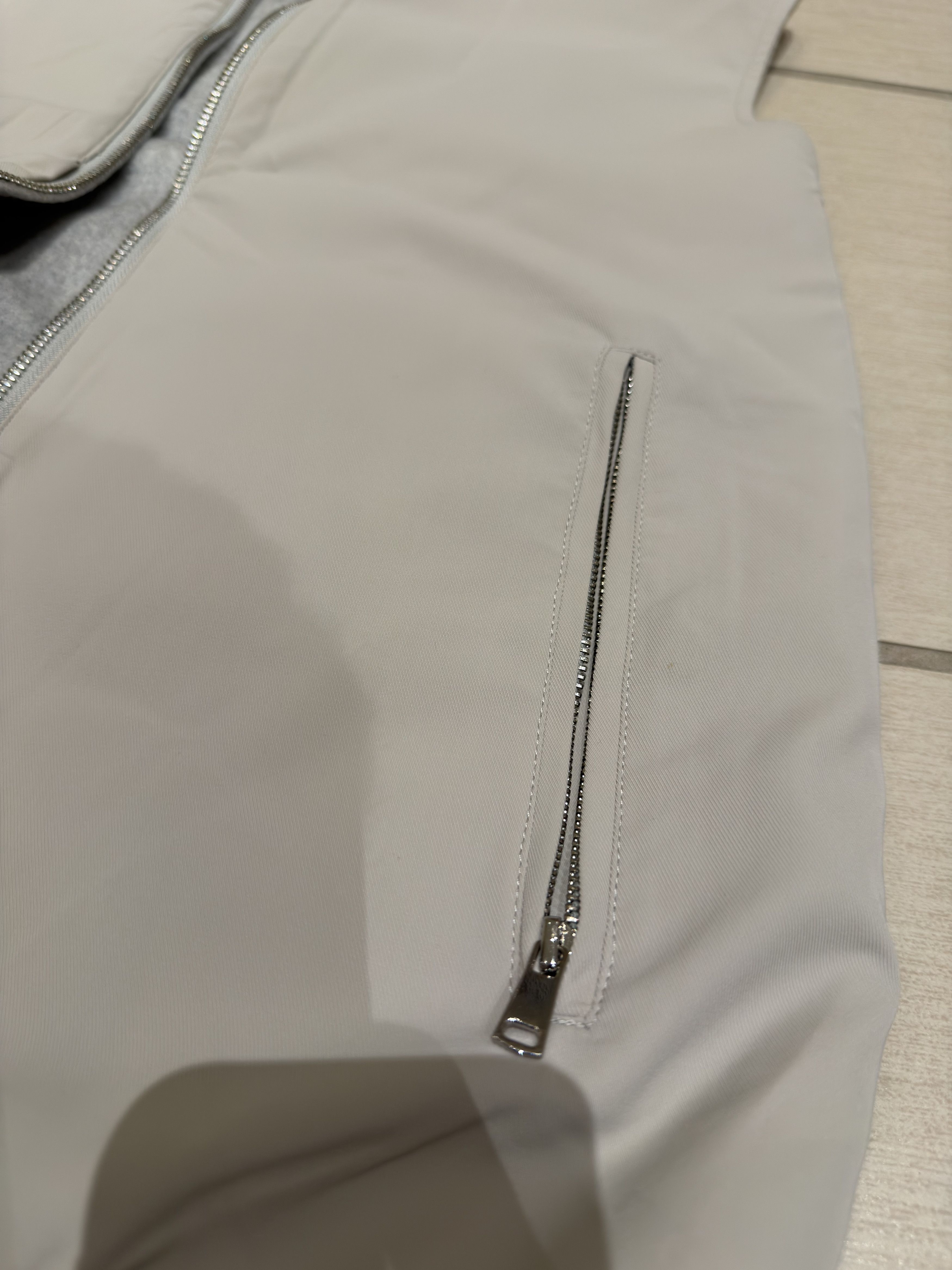 Other Reversible Technical–Wool Vest, Two-Way Zip, Light Grey Size US M / EU 48-50 / 2 - 3 Thumbnail