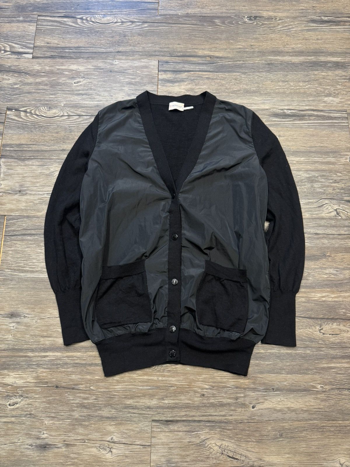 Moncler Moncler Hybrid Cardigan Sweater Size M / US 6-8 / IT 42-44 - 1 Thumbnail