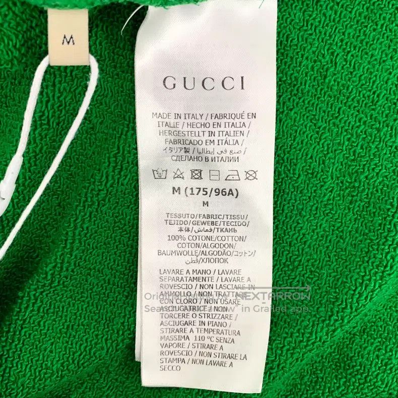 Gucci Gucci Green logo letter pineapple print cotton round-neck Size US M / EU 48-50 / 2 - 7 Thumbnail