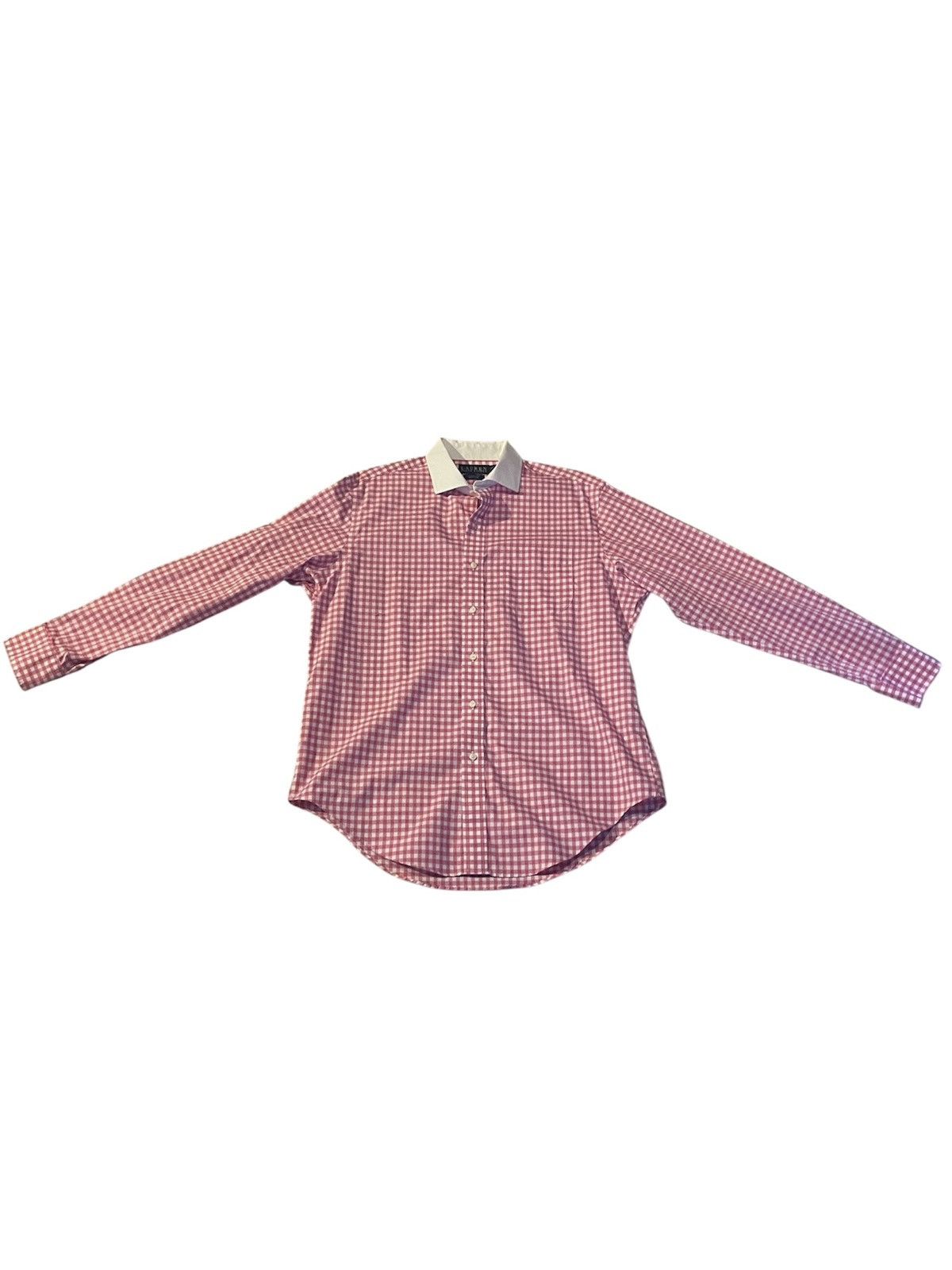 Lauren Ralph Lauren Lauren Ralph Lauren Contrast Collar Gingham Shirt Size US XL / EU 56 / 4 - 1 Thumbnail
