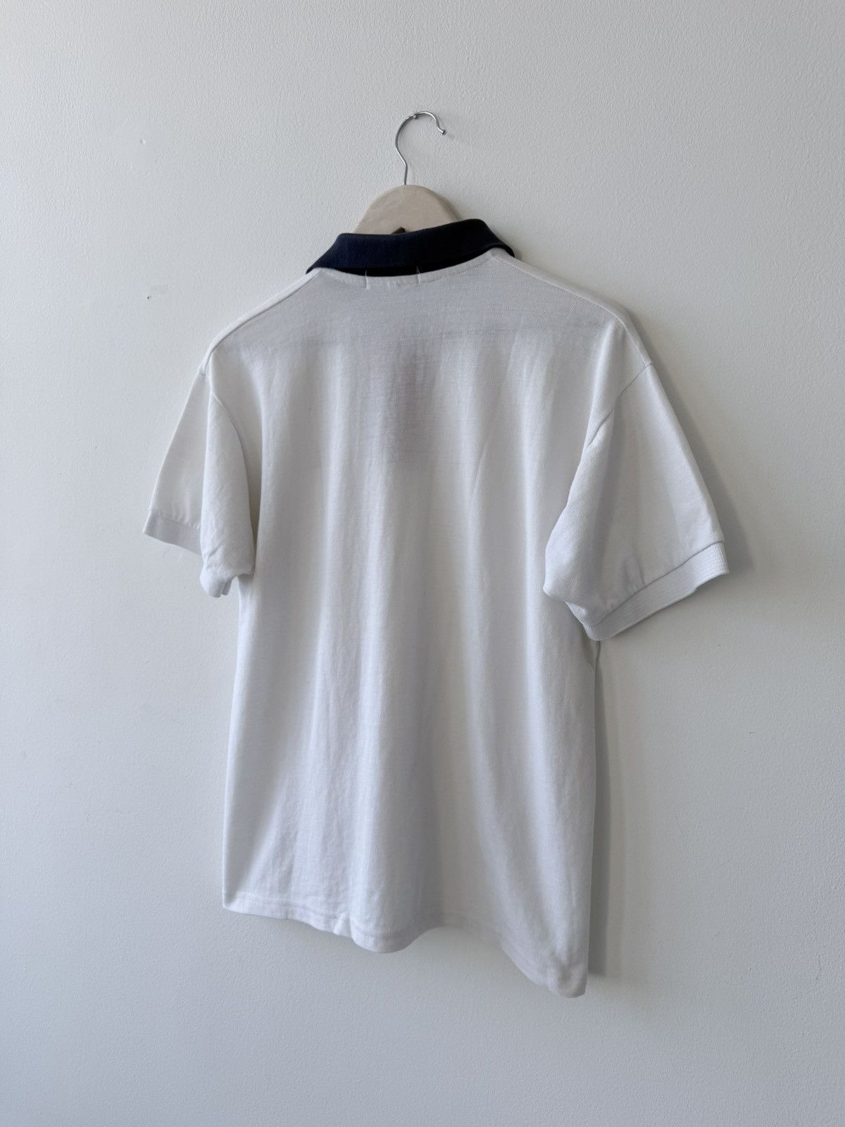 Burberry Burberrys Vintage White Polo Shirt 90s Size US L / EU 52-54 / 3 - 7 Thumbnail