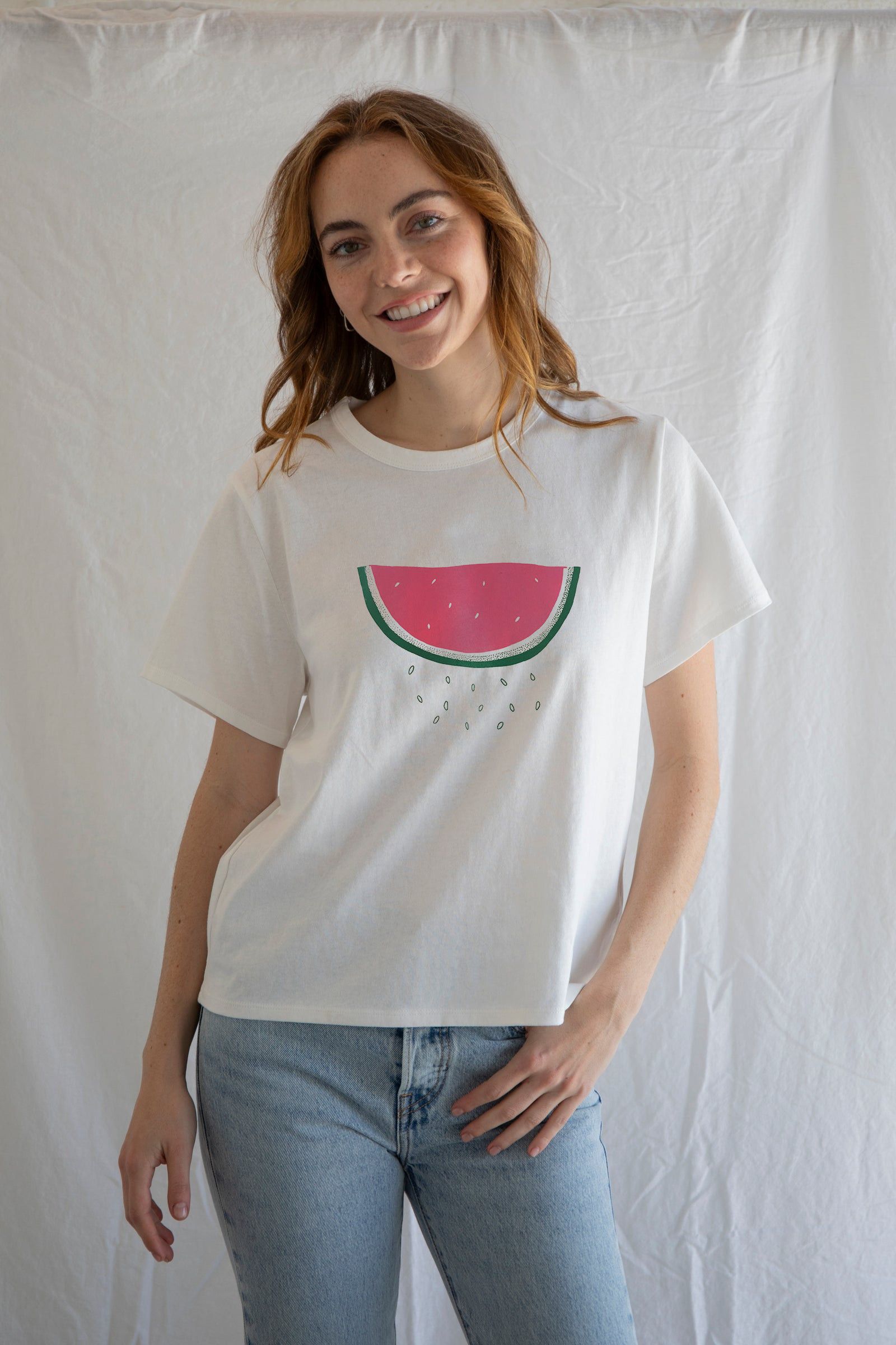 Designer × The Unbranded Brand Watermelon T-Shirt, Food Shirt, Fruit Shirt Size US S / EU 44-46 / 1 - 1 Thumbnail