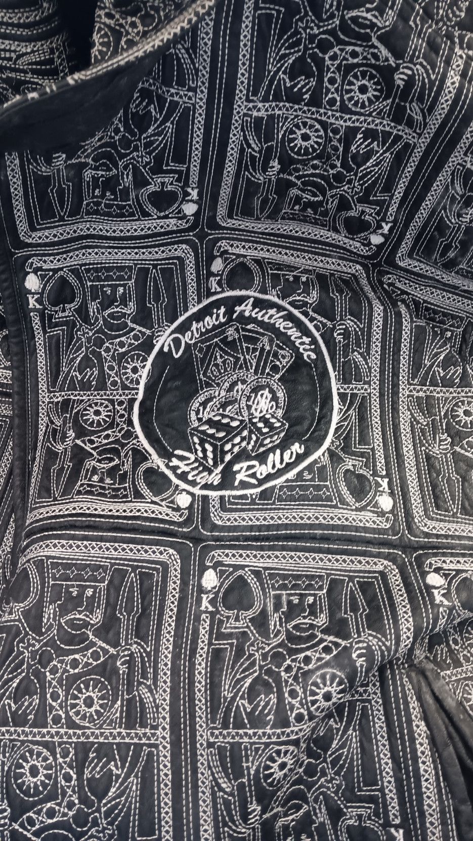 Other Detroit High Roller King of Spades.Leather. RARE 8X Size US XXL / EU 58 / 5 - 7 Thumbnail