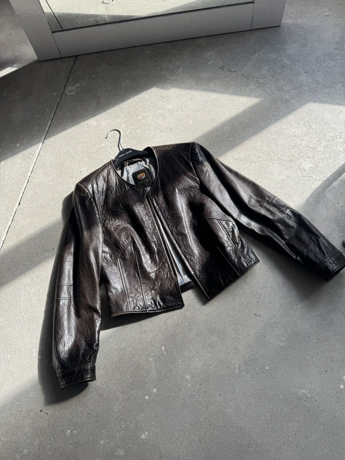 Other 80s Meindl Leather Jacket Designer Rare Size M / US 6-8 / IT 42-44 - 7 Thumbnail