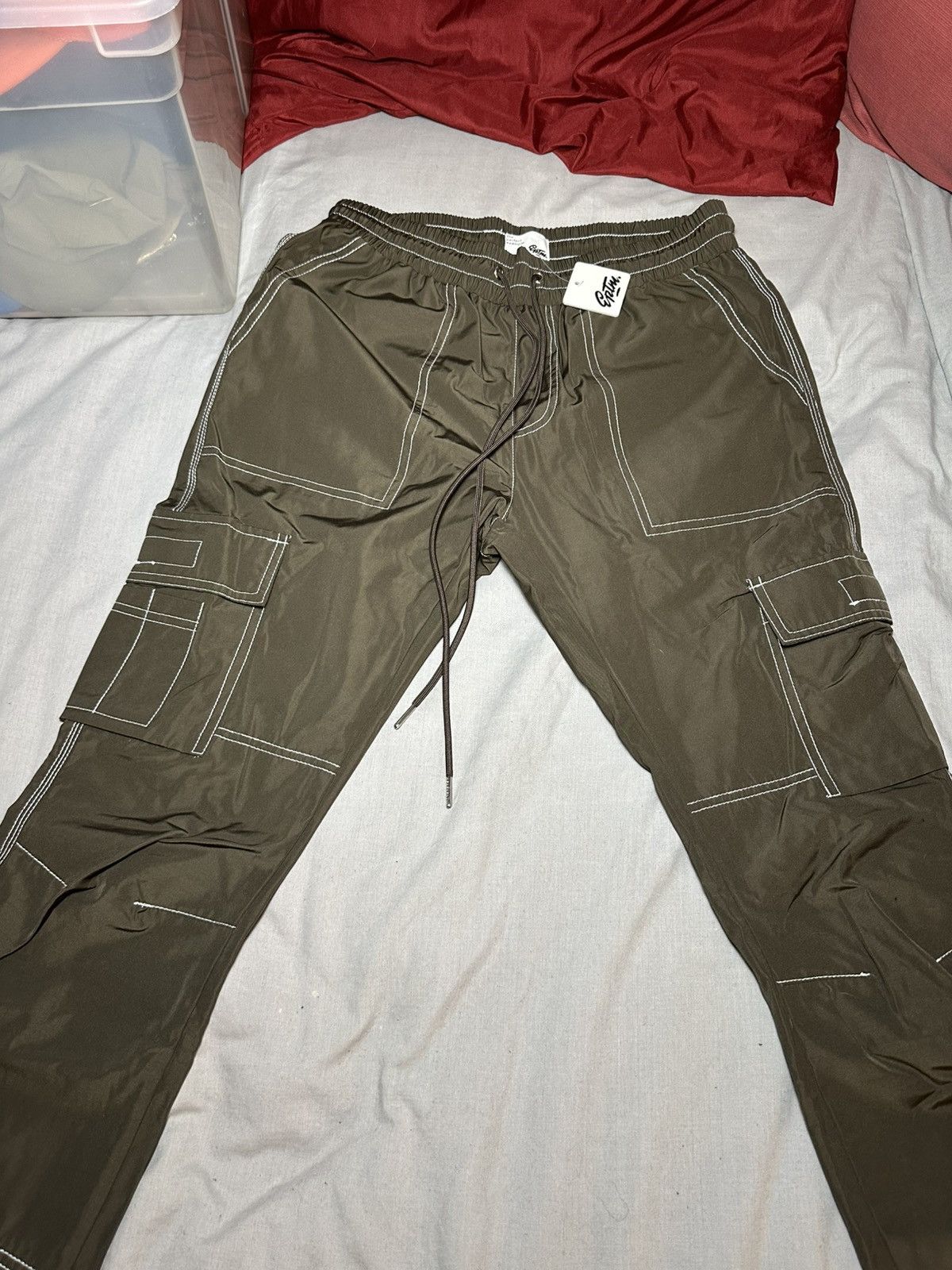 Designer × EPTM. Eptm small cargo track pants Size US 30 / EU 46 - 1 Thumbnail