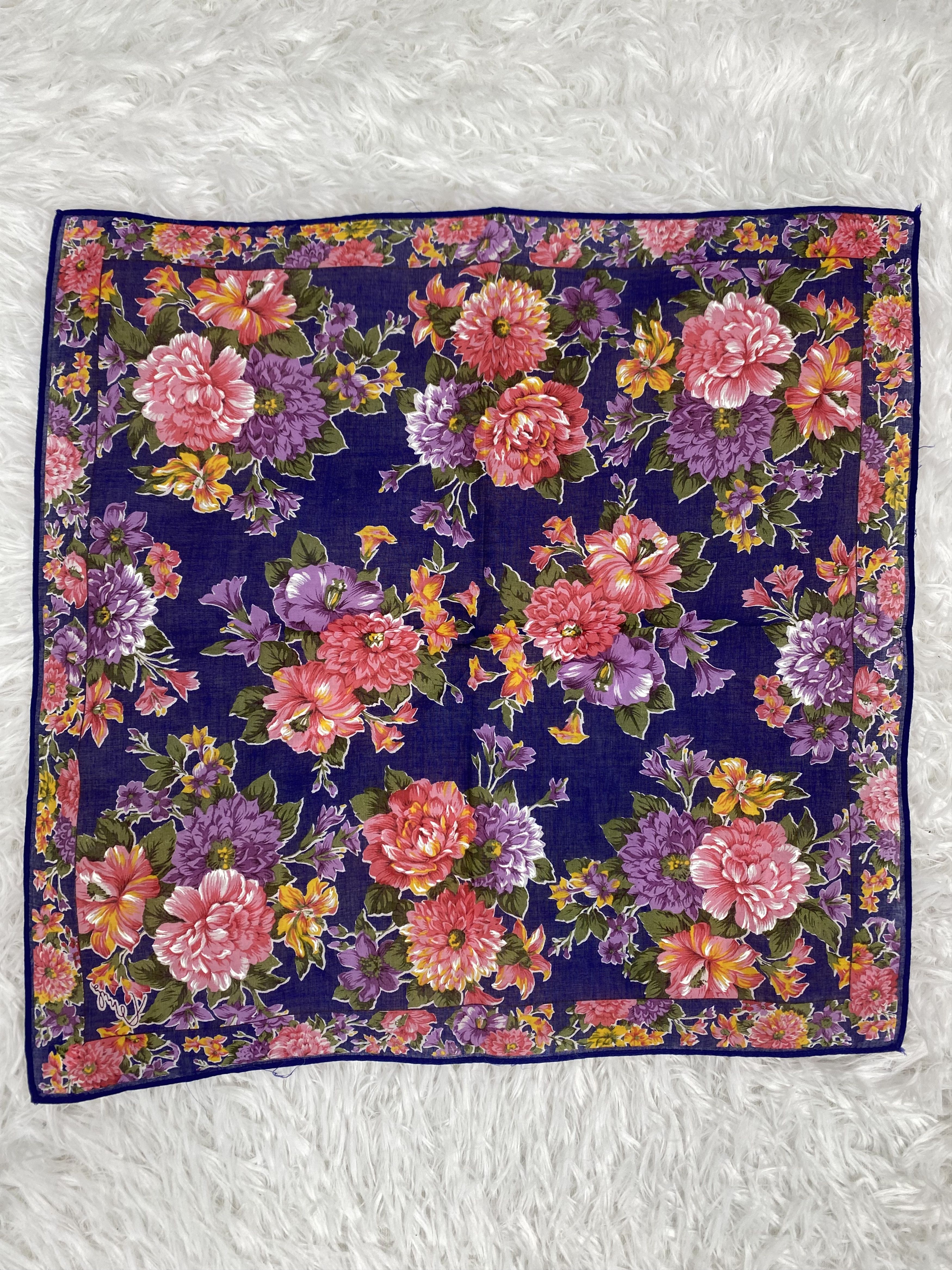 Kenzo Vintage Kenzo Handkerchief Neckerchief PH0457 Size ONE SIZE - 4 Thumbnail