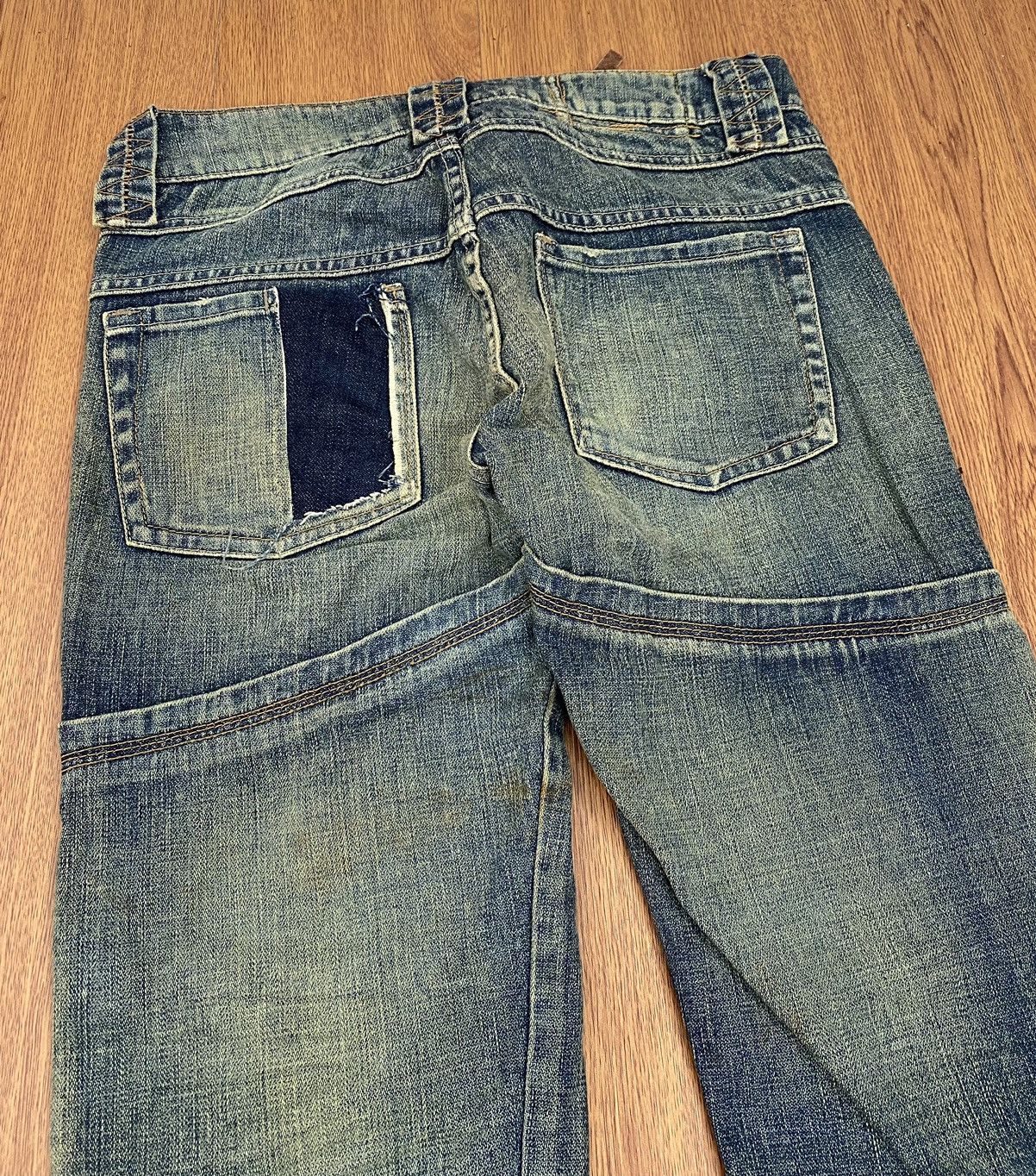Marithe + Francois Girbaud Marithe francois girbaud flared multipocket jeans Size US 29 - 5 Thumbnail