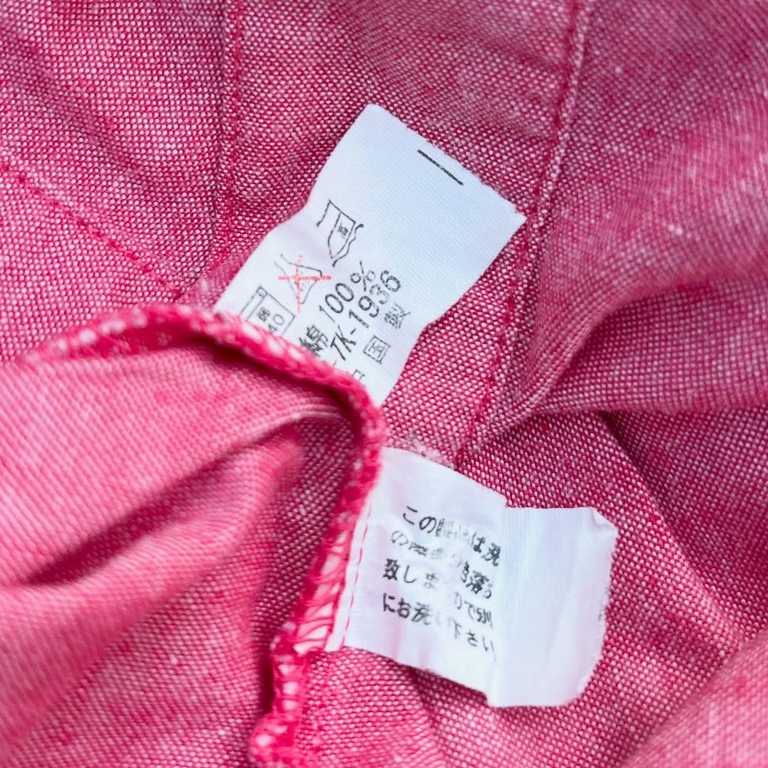Other Tiny Bell Salmon Chambray Embroidered Western Shirt Size US L / EU 52-54 / 3 - 4 Thumbnail