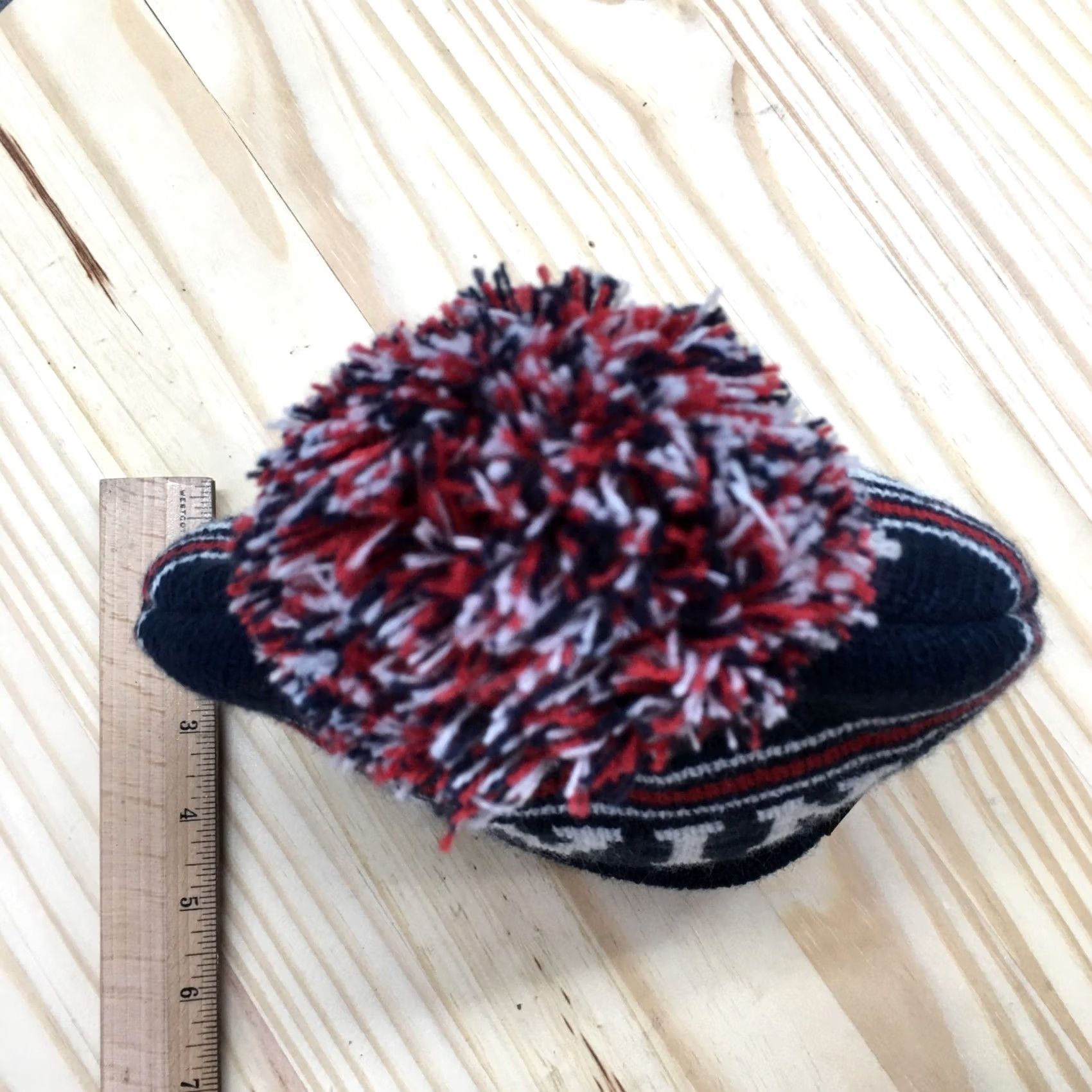 Twins Minnesota Twins Blue Knitted Acrylic Pompom Cuffed Beanie Hat Unisex OSFA Winter Size ONE SIZE - 3 Thumbnail