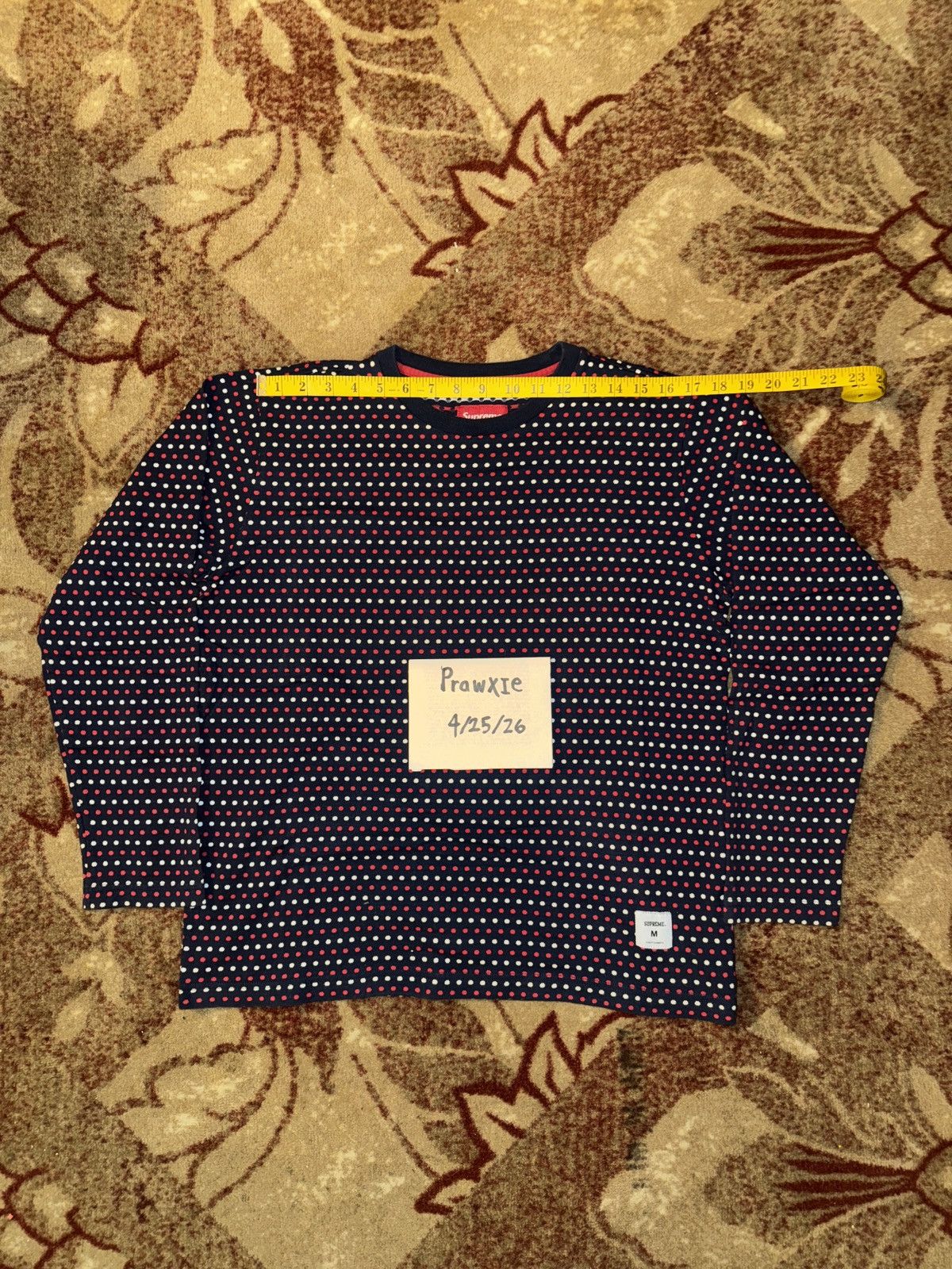 Supreme Supreme Polka Dot Long Sleeve FW09 Size US M / EU 48-50 / 2 - 5 Thumbnail