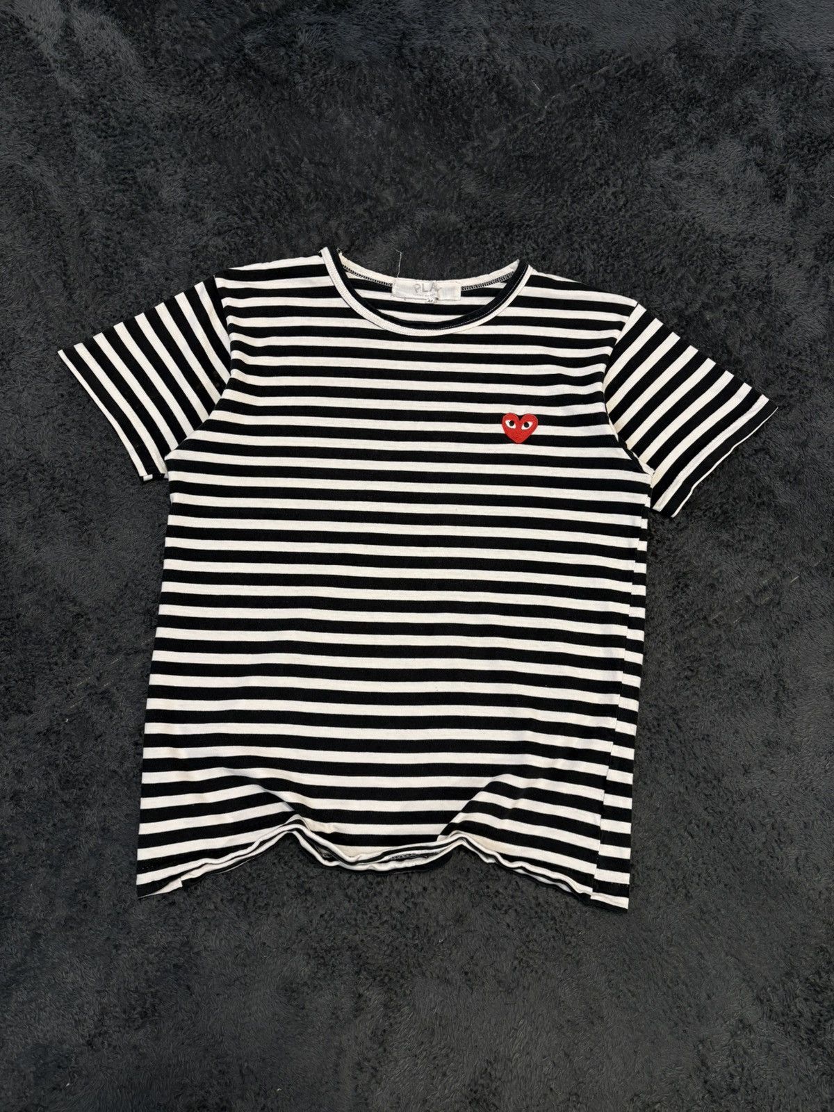 Comme des Garcons PLAY Comme Des Garcons PLAY Striped Tee Size US M / EU 48-50 / 2 - 1 Thumbnail