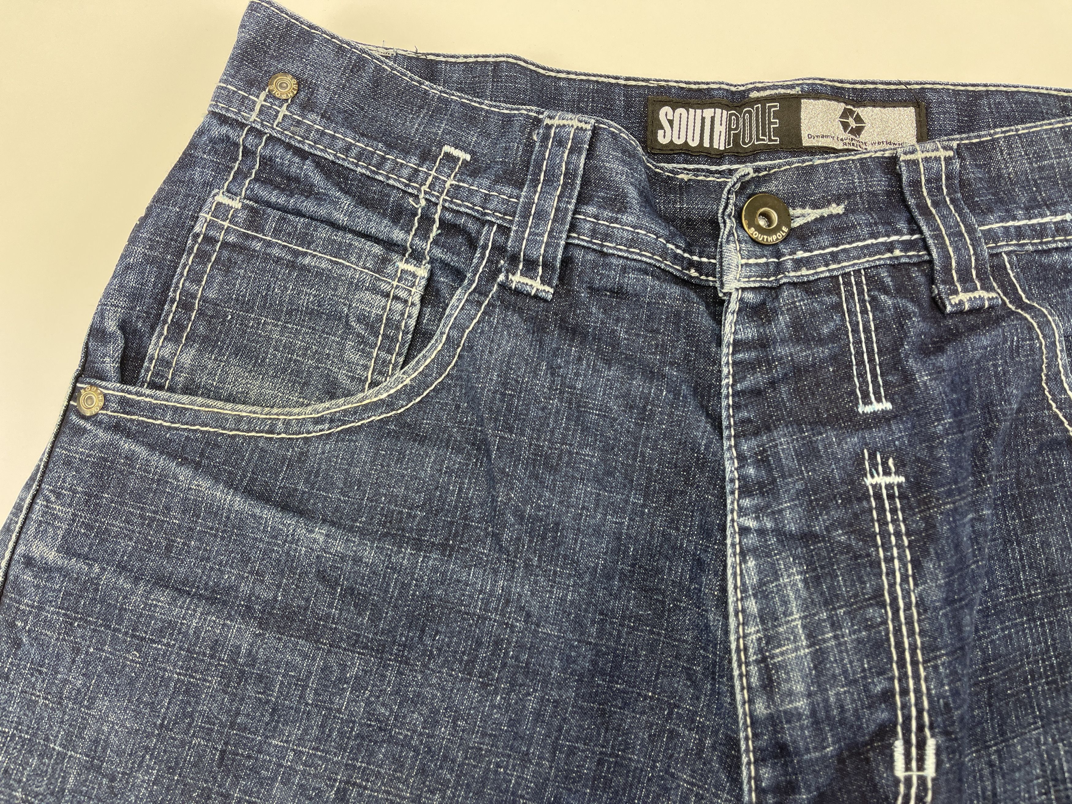 Southpole Southpole shorts, vintage hip hop baggy jeans, 90s size W 28 Size US 28 / EU 44 - 10 Thumbnail