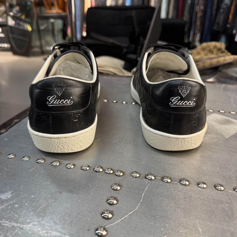Other Gucci Brooklyn Black Leather Sneakers for Men Size US 9 / EU 42 - 3 Thumbnail