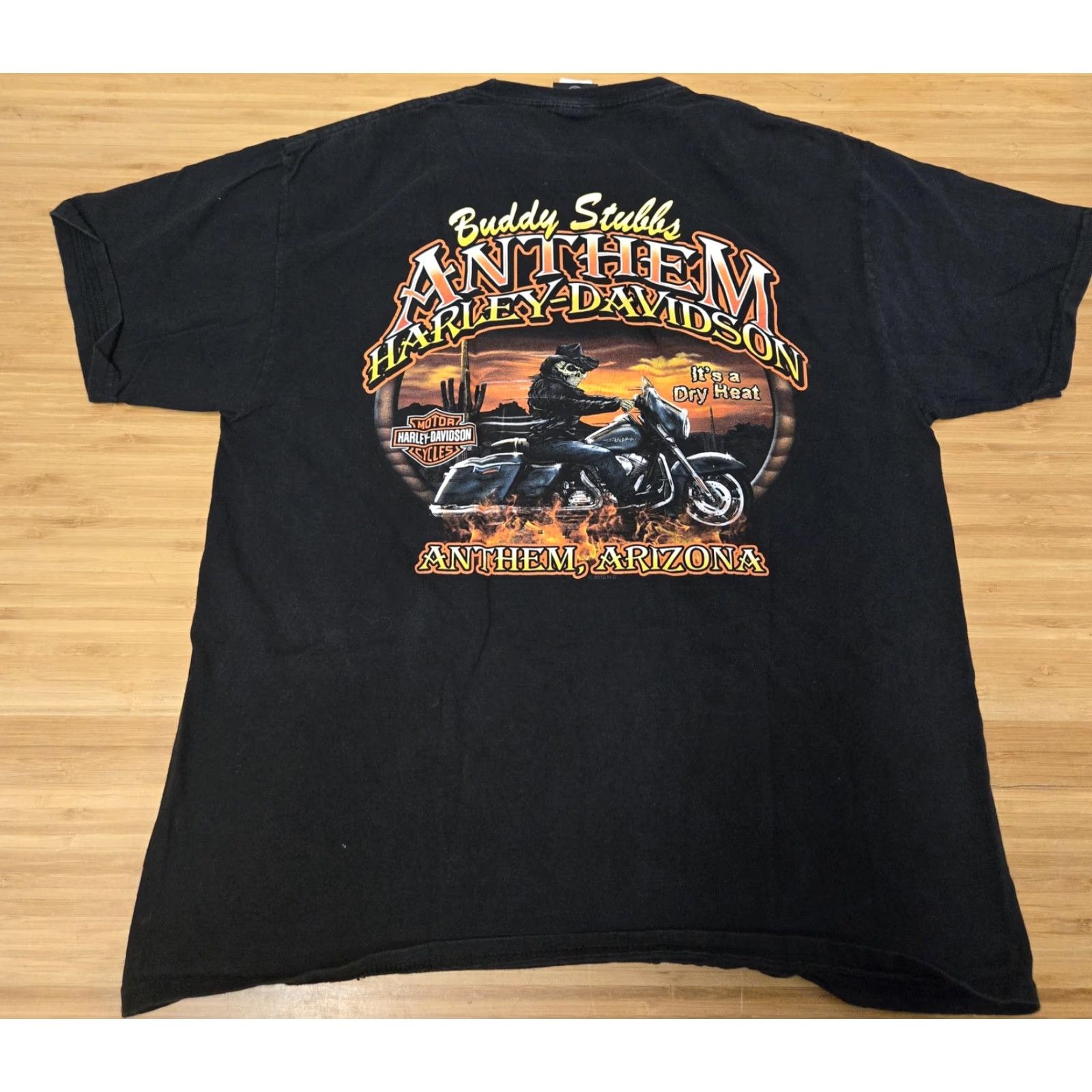 Harley Davidson Harley-Davidson Shirt Mens Large Black Buddy Stubbs Anthem Arizona Motorcycle Tee Size US L / EU 52-54 / 3 - 4 Thumbnail