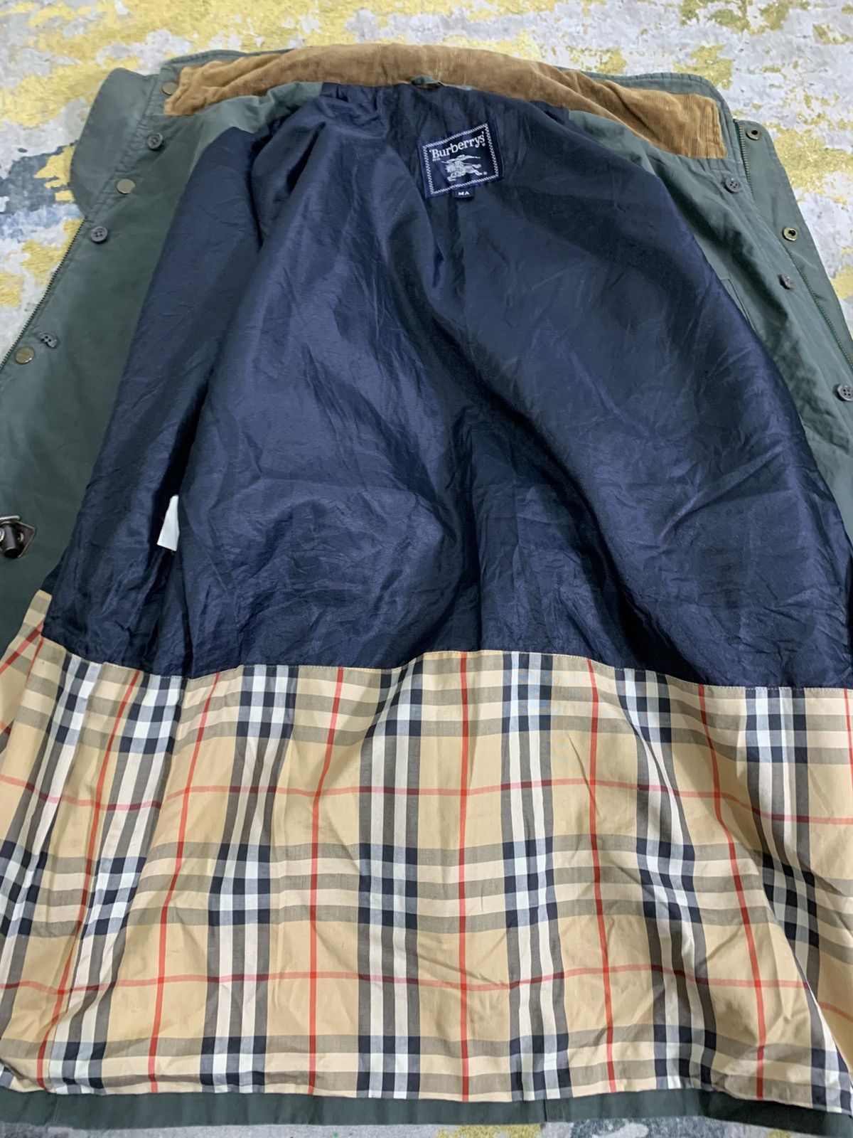 Burberry Vintage Green Army Parka Burberrys Jacket Size US M / EU 48-50 / 2 - 14 Thumbnail
