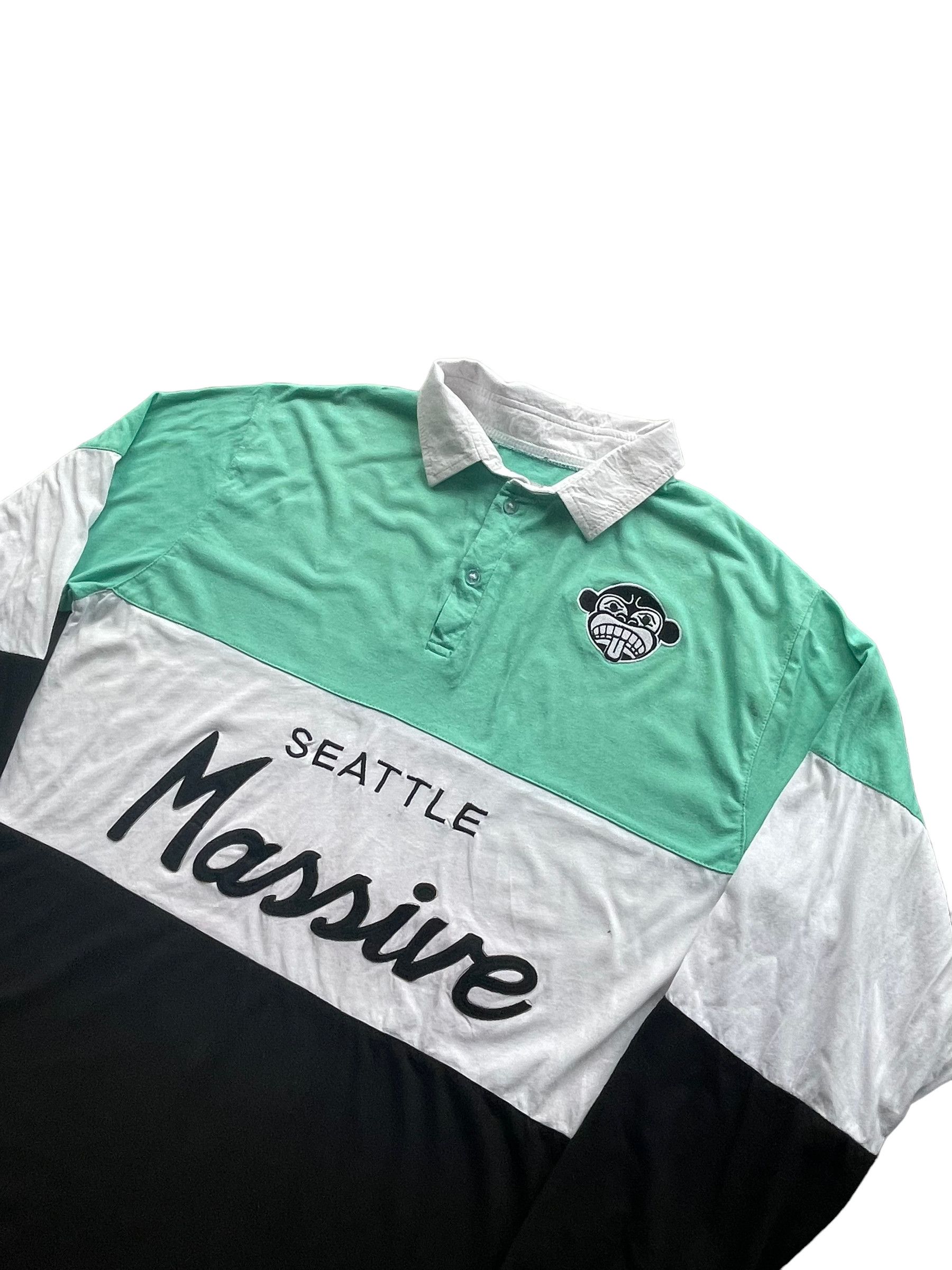 Designer Seattle Massive Polo tshirt Long Sleave Size US L / EU 52-54 / 3 - 2 Thumbnail