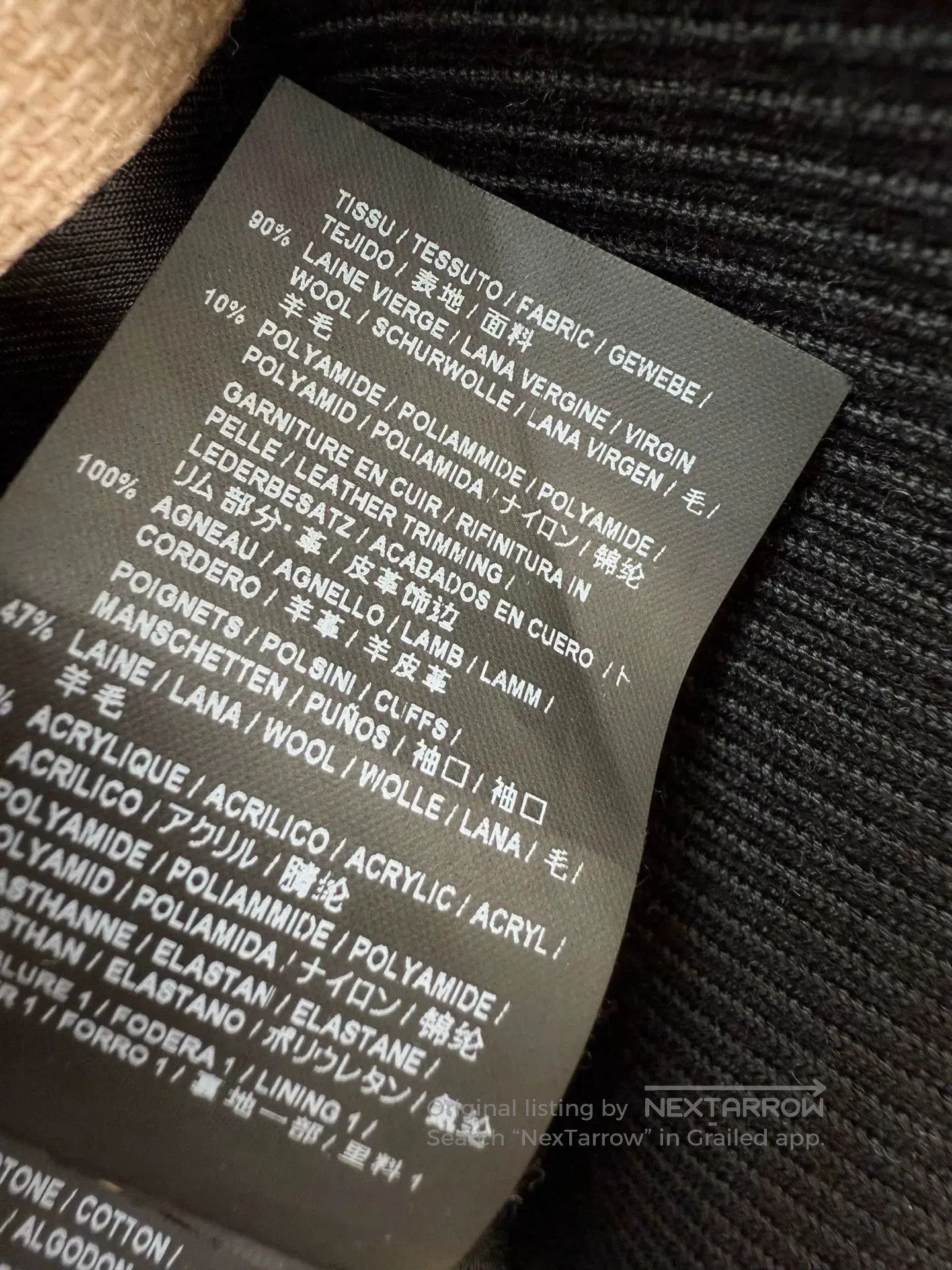 Saint Laurent Paris Saint Laurent Beige Baseball Jacket. Size US XXS / EU 40 - 5 Thumbnail