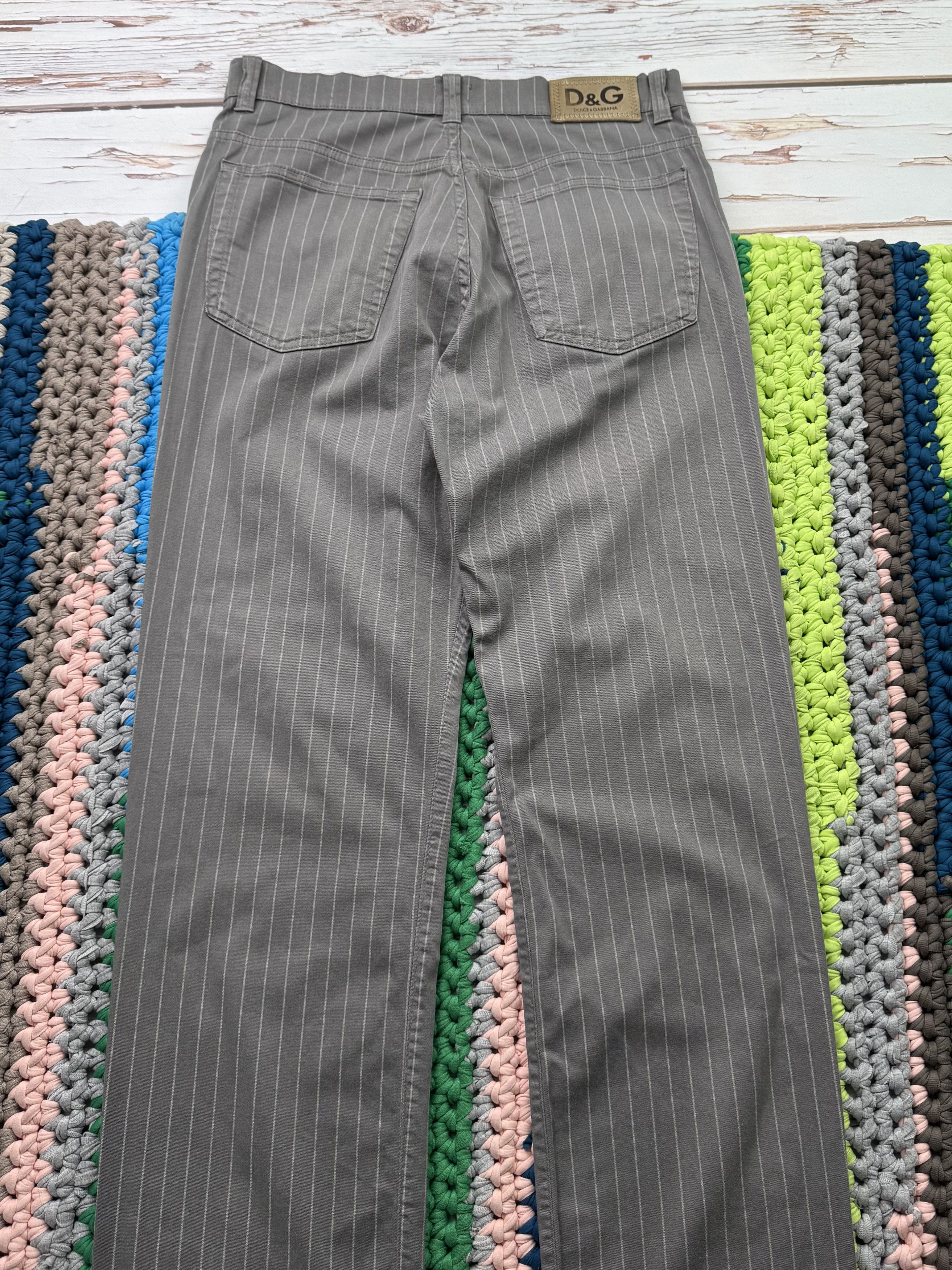 Dolce & Gabbana Dolce&Gabbana Vintage Striped Pants (V83) Size US 34 / EU 50 - 12 Thumbnail