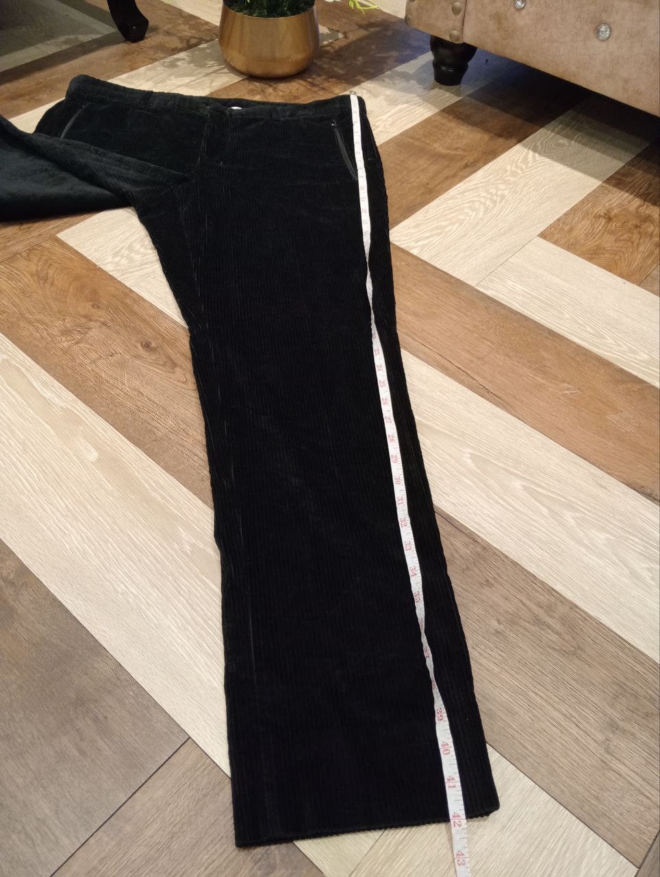 Emporio Armani EMPORIO ARMANI MATT LINE ADJUSTABLE WAIST CORDUROY PANTS Size US 36 / EU 52 - 18 Thumbnail