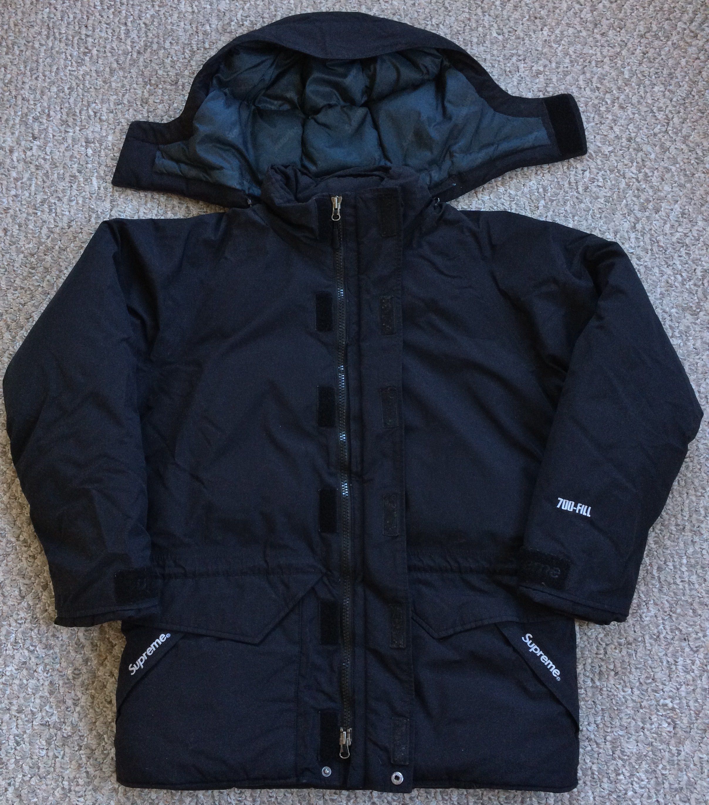 Supreme F W 2015 Supreme Uptown Down Parka Jacket 700 Fill Small Grailed