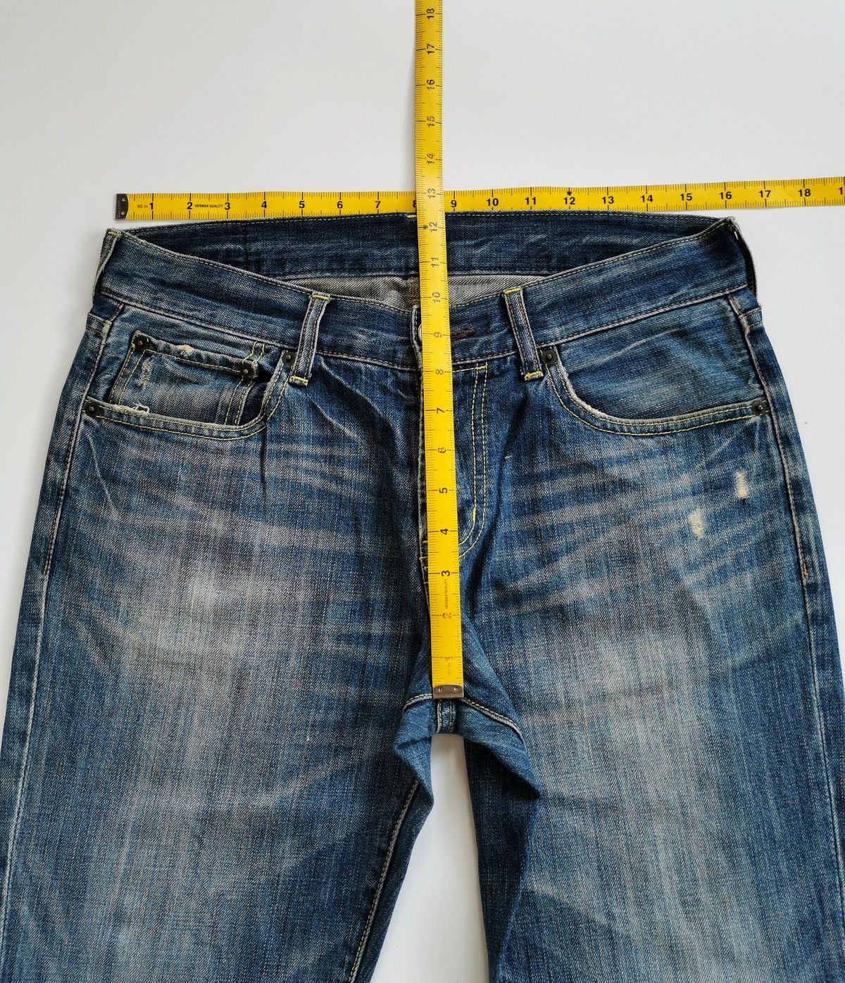 Japanese Brand King Jonathan Flared Bootcut Jeans Size US 32 / EU 48 - 10 Thumbnail