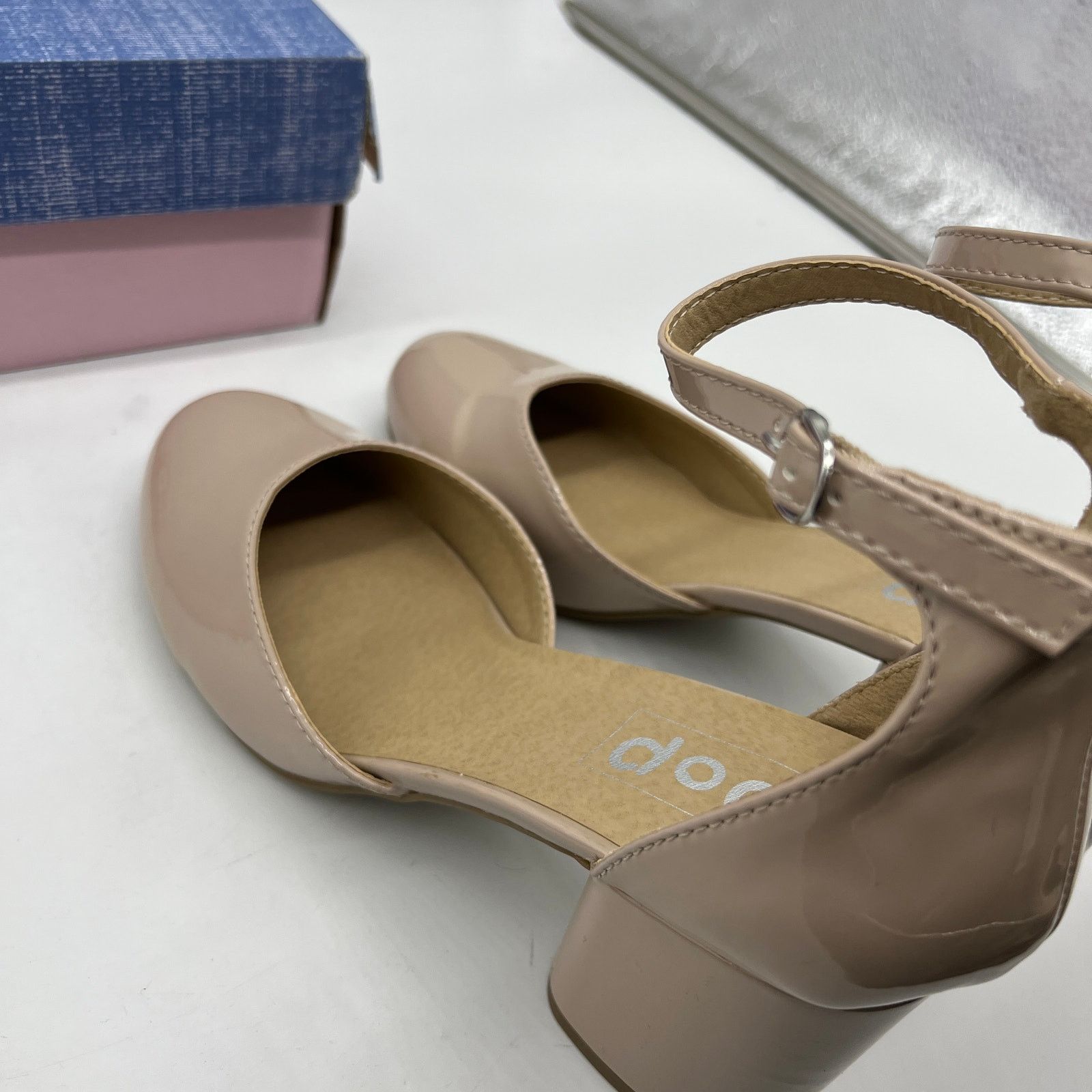 Other Pop Womens Gal Block Heel Nude Pumps Size 10M Size US 10 / IT 40 - 9 Thumbnail