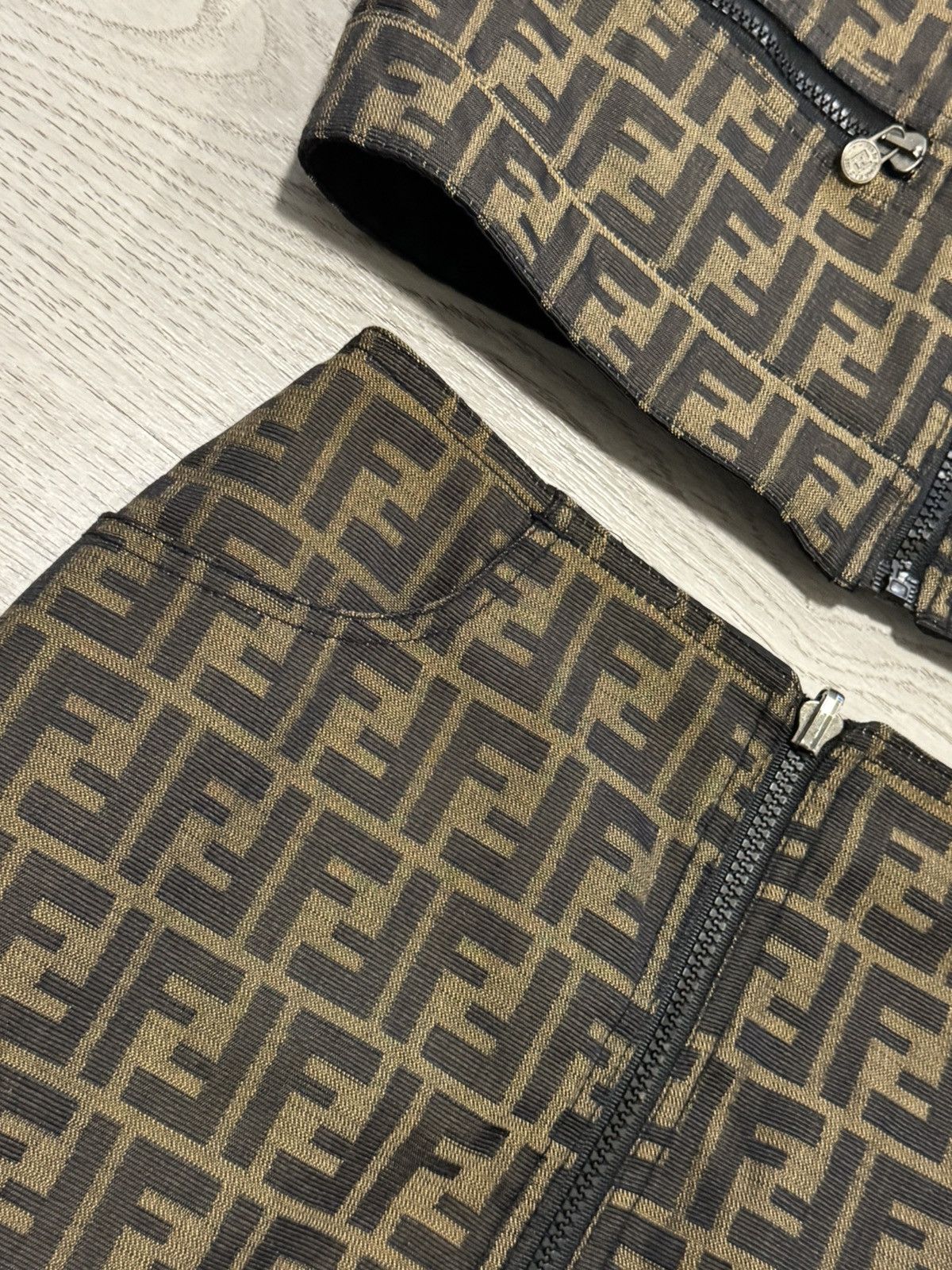 Fendi Vintage zucca suit Size 36S - 3 Thumbnail