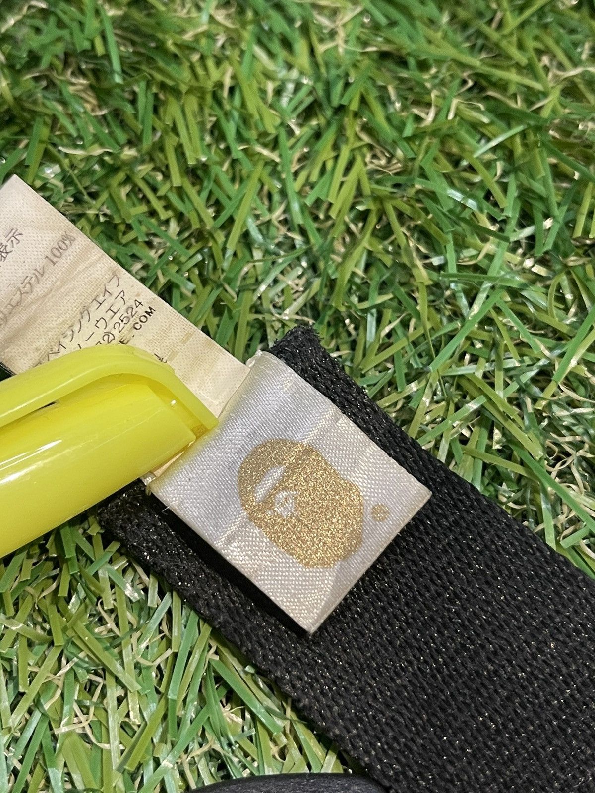 Bape A Bathing Ape Logo-Printed Woven Strap Belt Size ONE SIZE - 5 Thumbnail