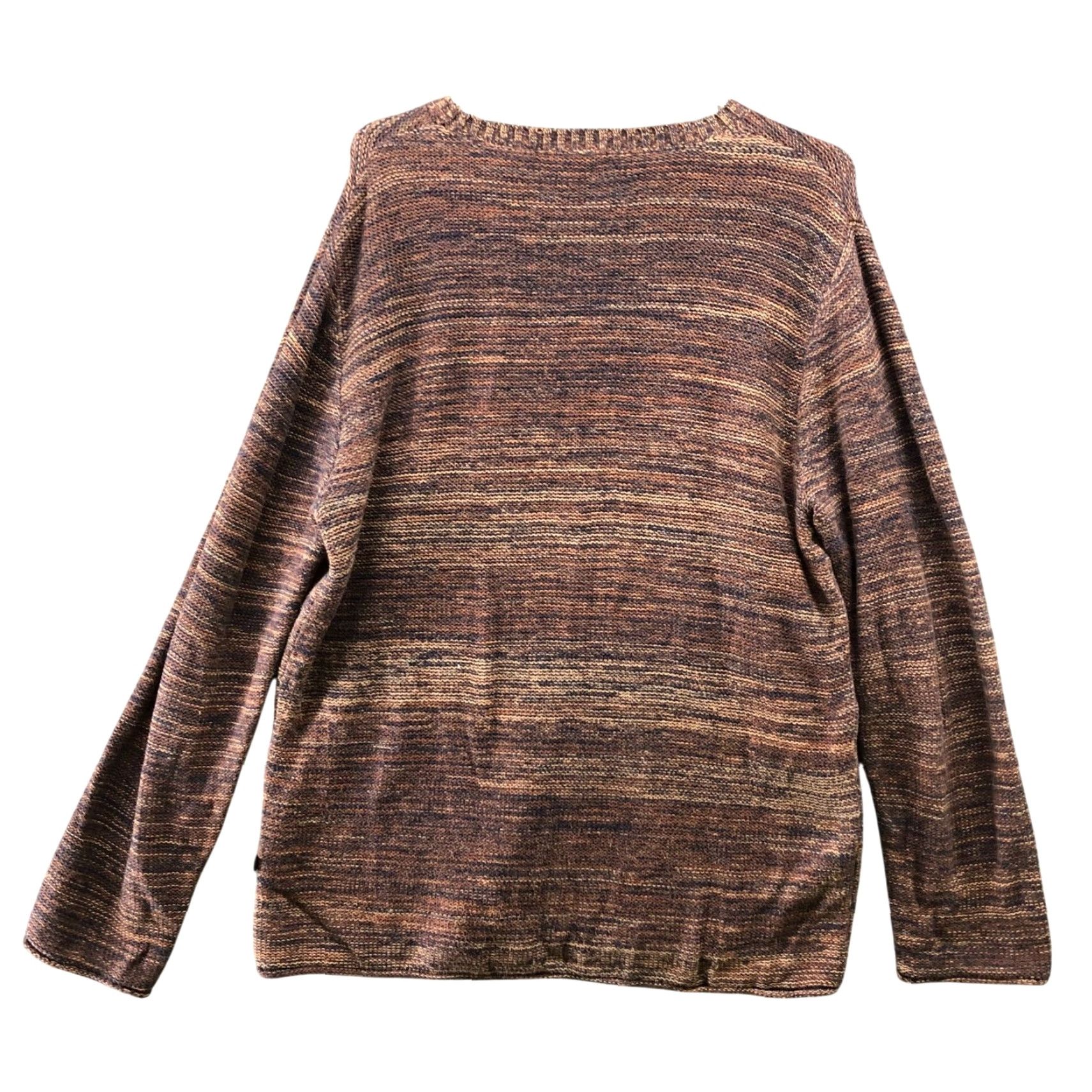 Vintage James Tattersall Cashmere Cotton Sweater Mens M Brown Crewneck Pullover Relaxed Classic Casual Size US M / EU 48-50 / 2 - 2 Thumbnail