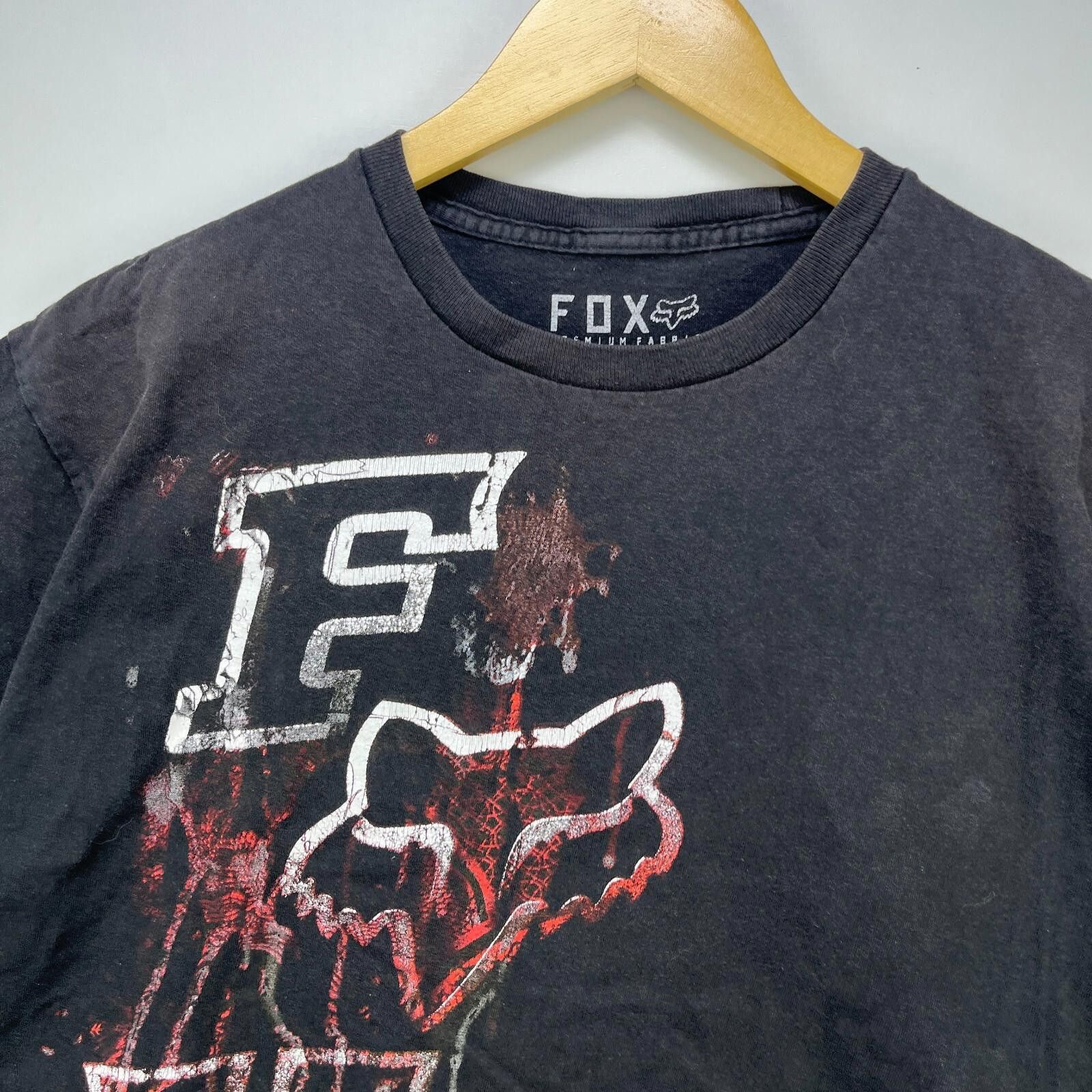 Fox Racing Vintage Y2K Fox Racing T Shirt Large Size US L / EU 52-54 / 3 - 3 Thumbnail